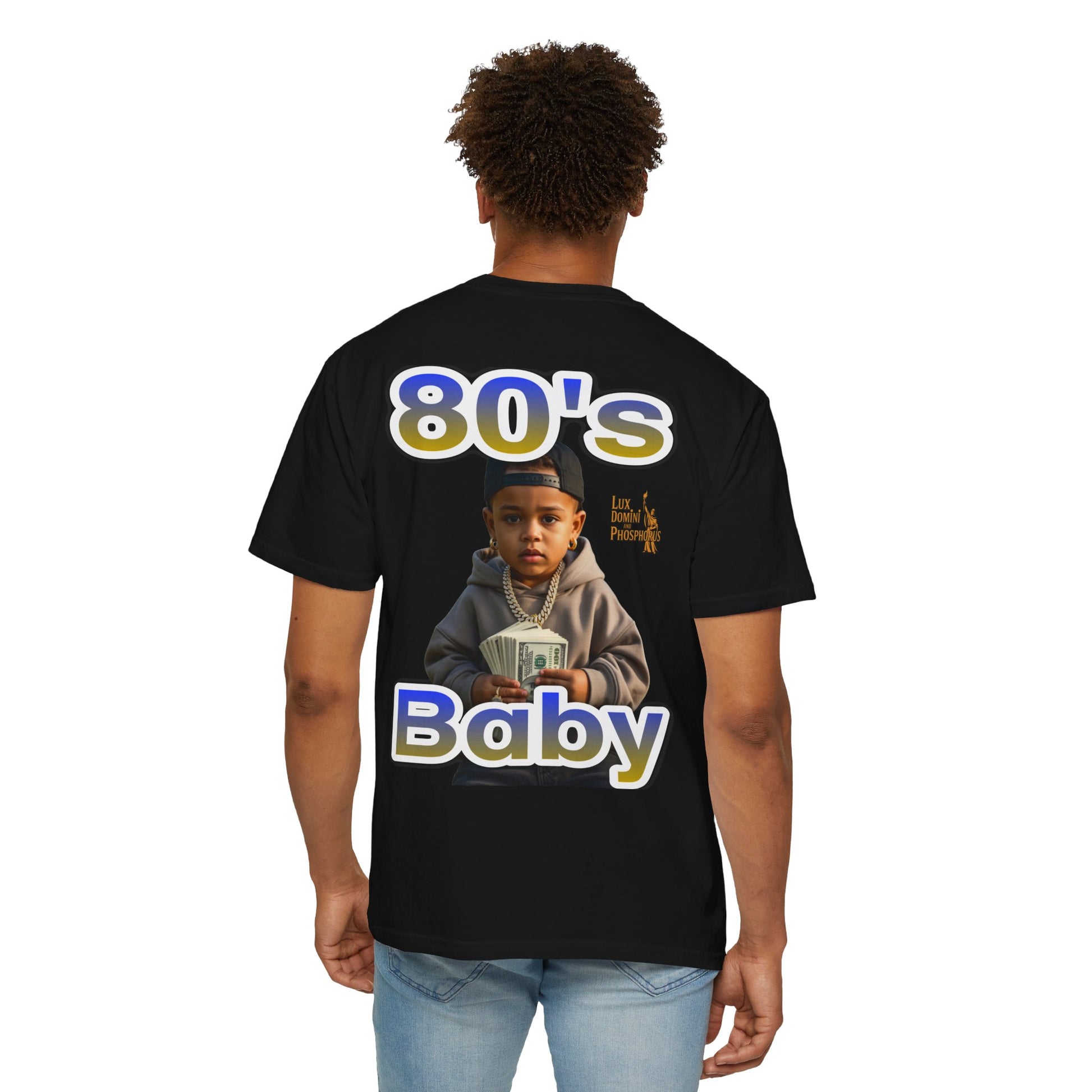 80s Baby Unisex Garment-Dyed T-shirt - LD&P APPAREL
