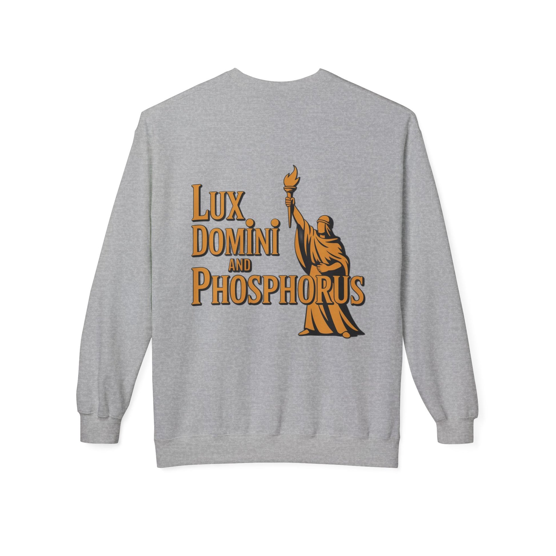 "Lux Domini and Phosphorus" crew-neck sweatshirt
