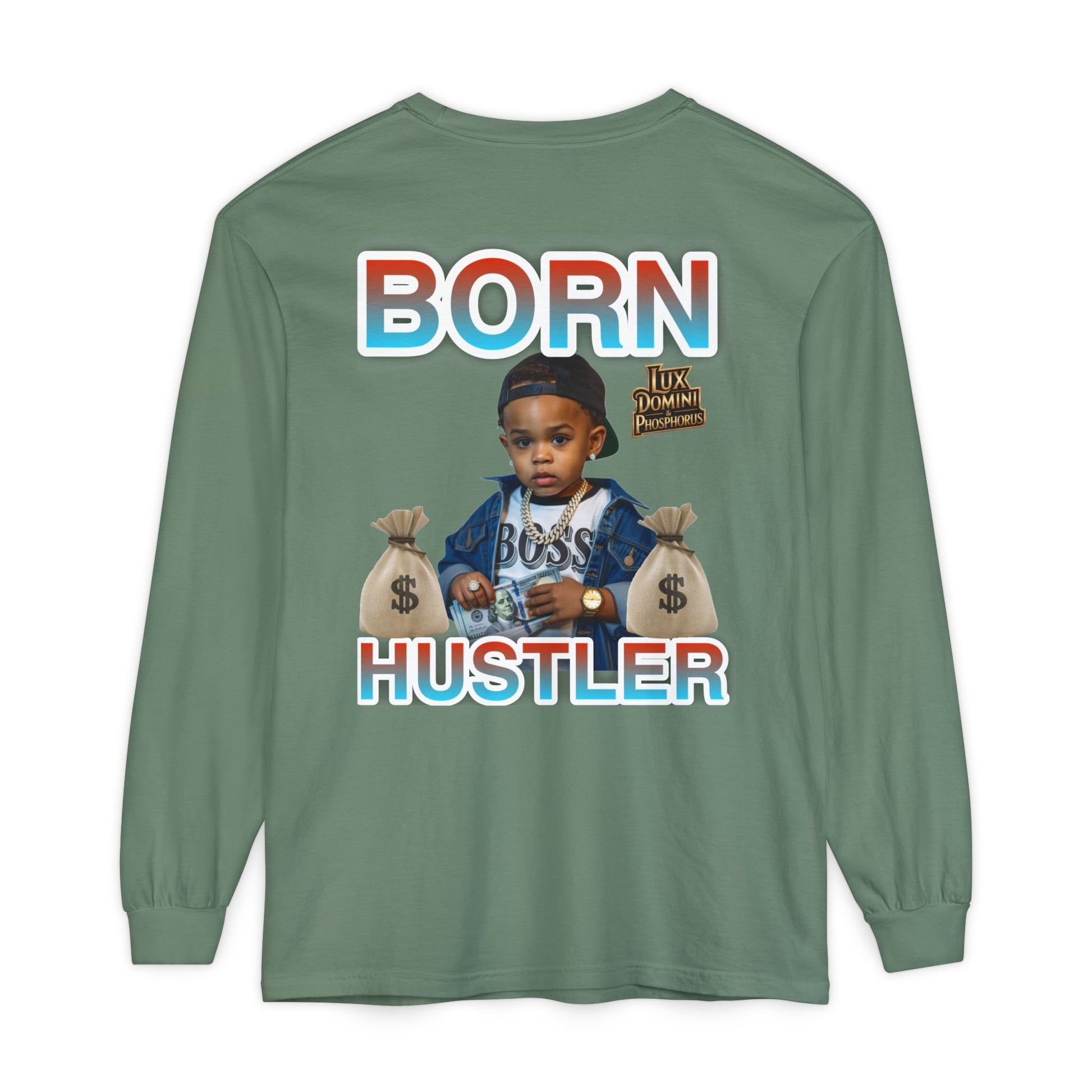 Long Sleeve T-Shirt Born Hustler Apparel