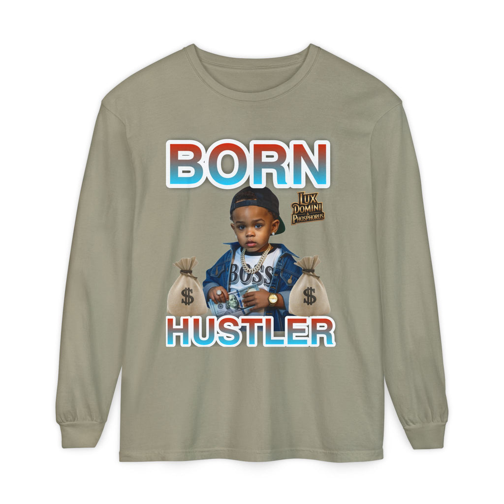 Long Sleeve T-Shirt Born Hustler Apparel