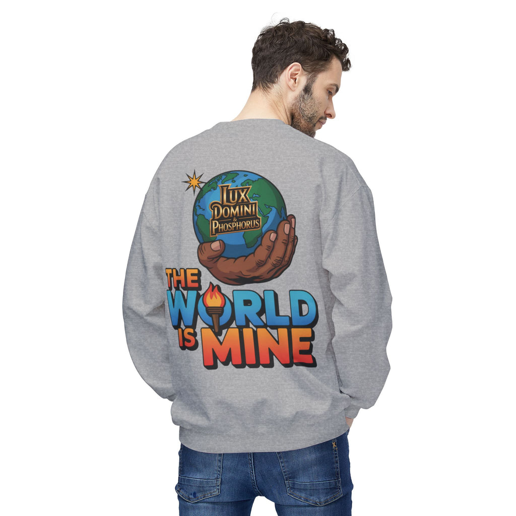"The World Is Mine"  Design 2 Crewneck Sweatshirt