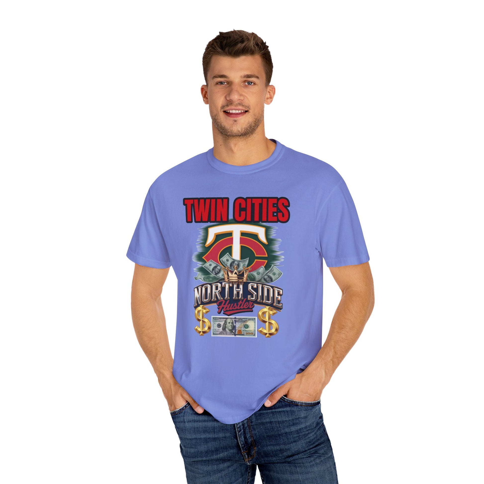 Garment-Dyed T-shirt - TC Northside HUSTLER