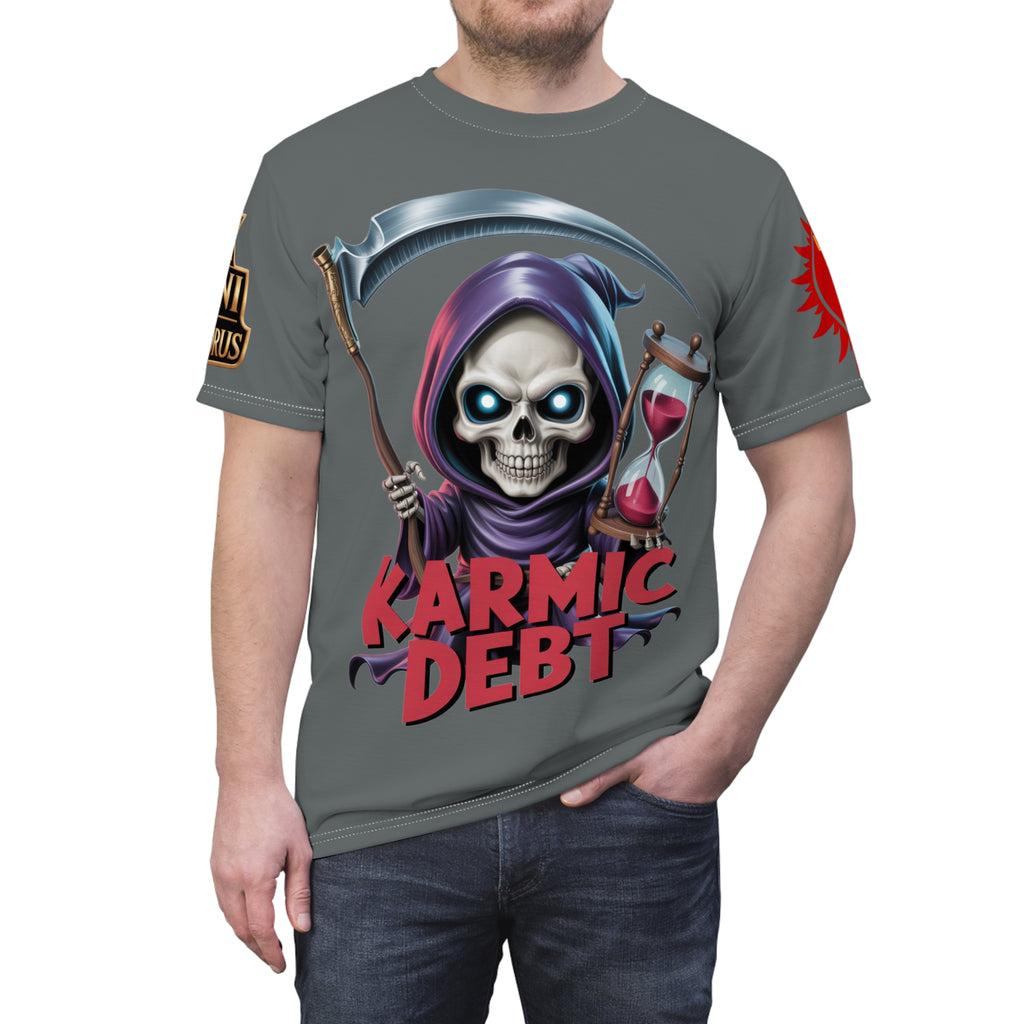 Karmic Debt Graphic Tee — LD&P Apparel Dark Grey