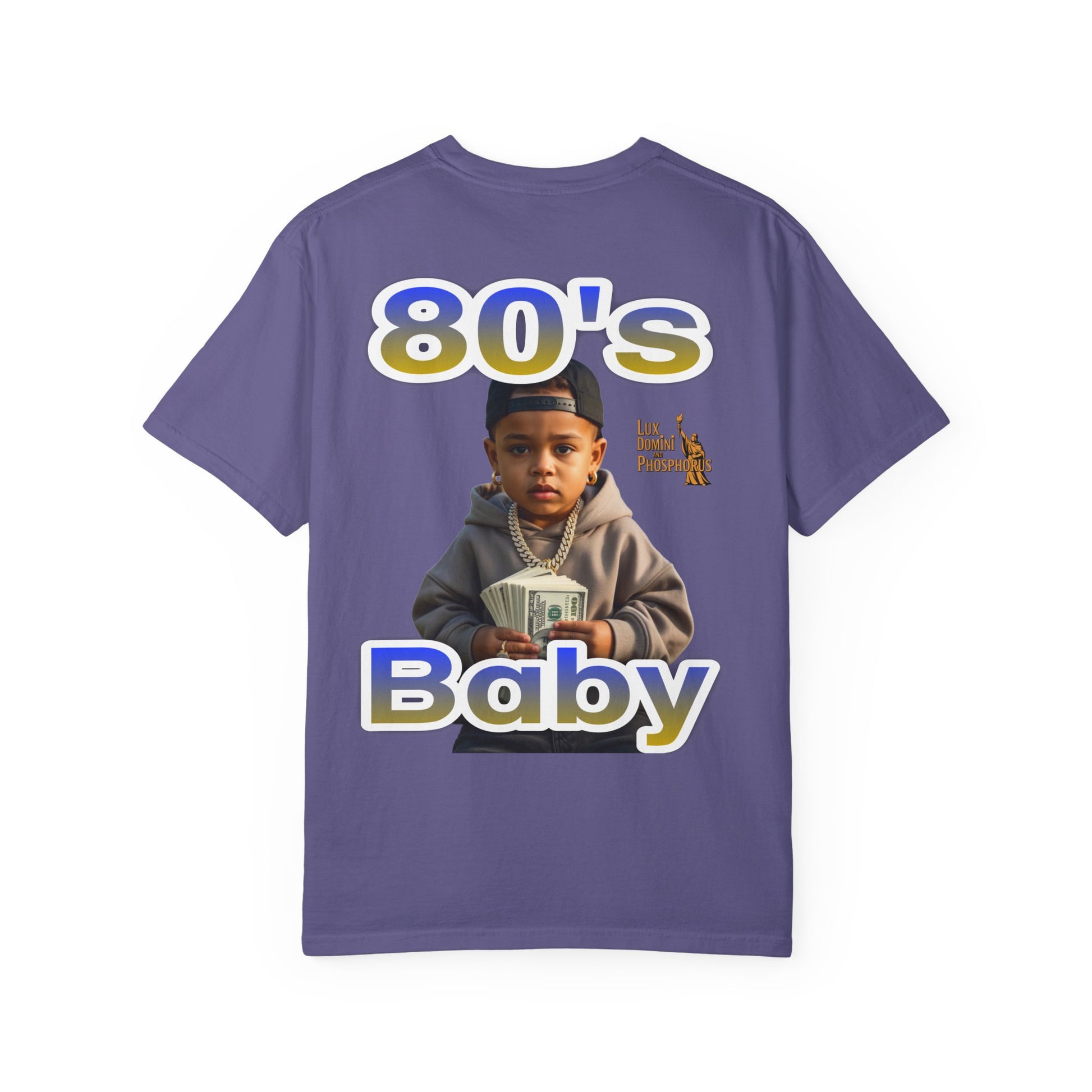 80s Baby Unisex Garment-Dyed T-shirt - LD&P APPAREL
