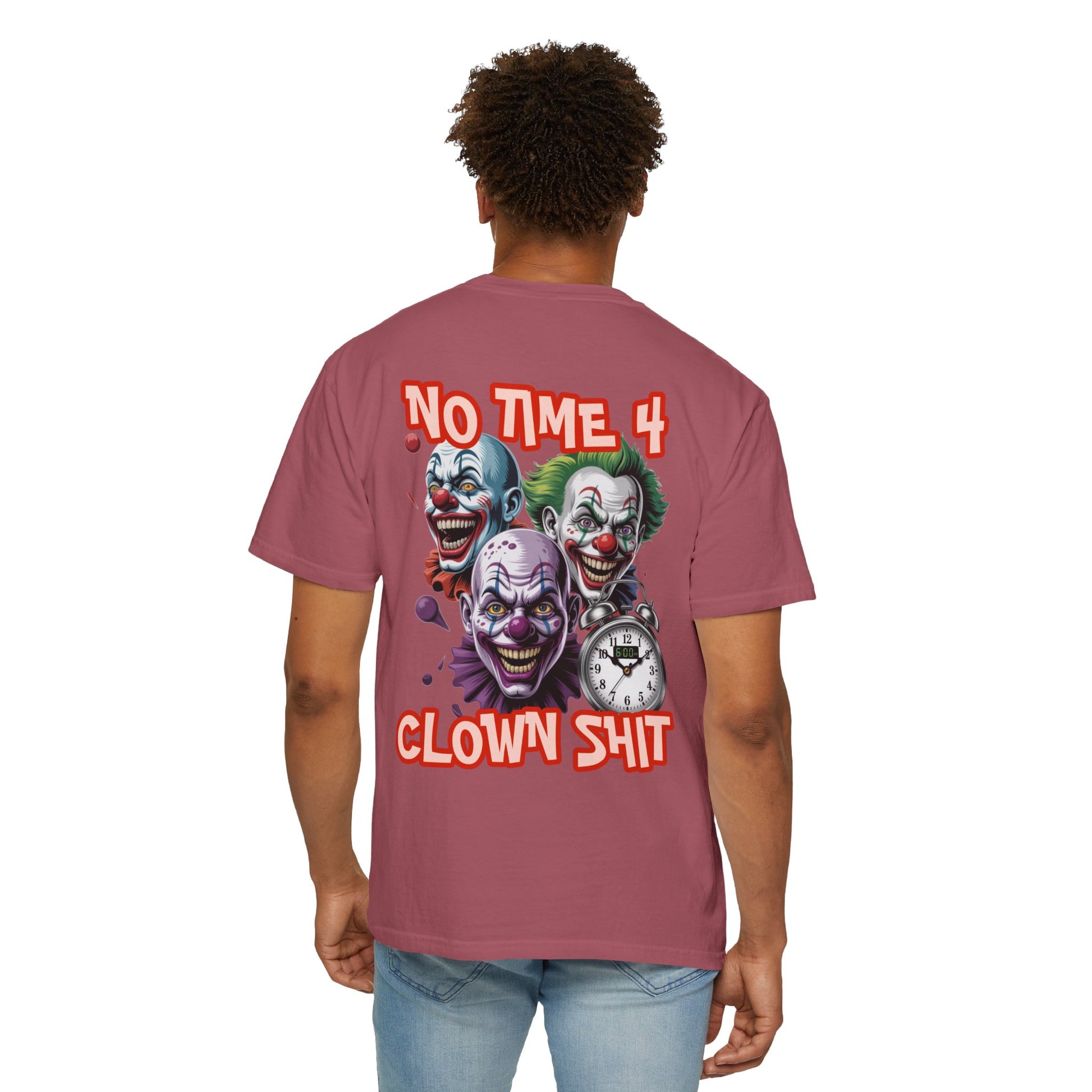 Garment-Dyed T-shirt - Born Hustler Design
