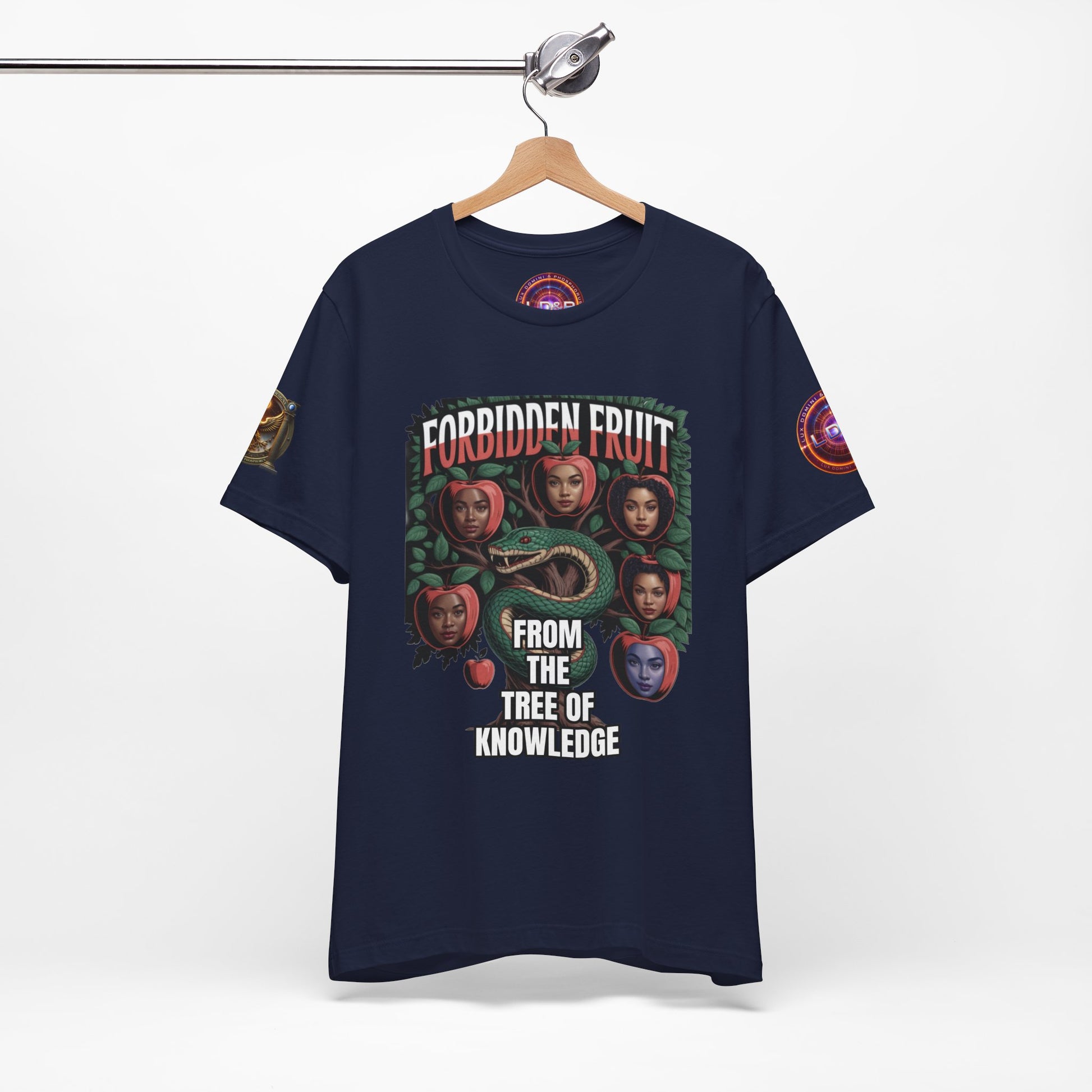 Short Sleeve Tee - Tree of Knowledge Forbidden Fruit Design