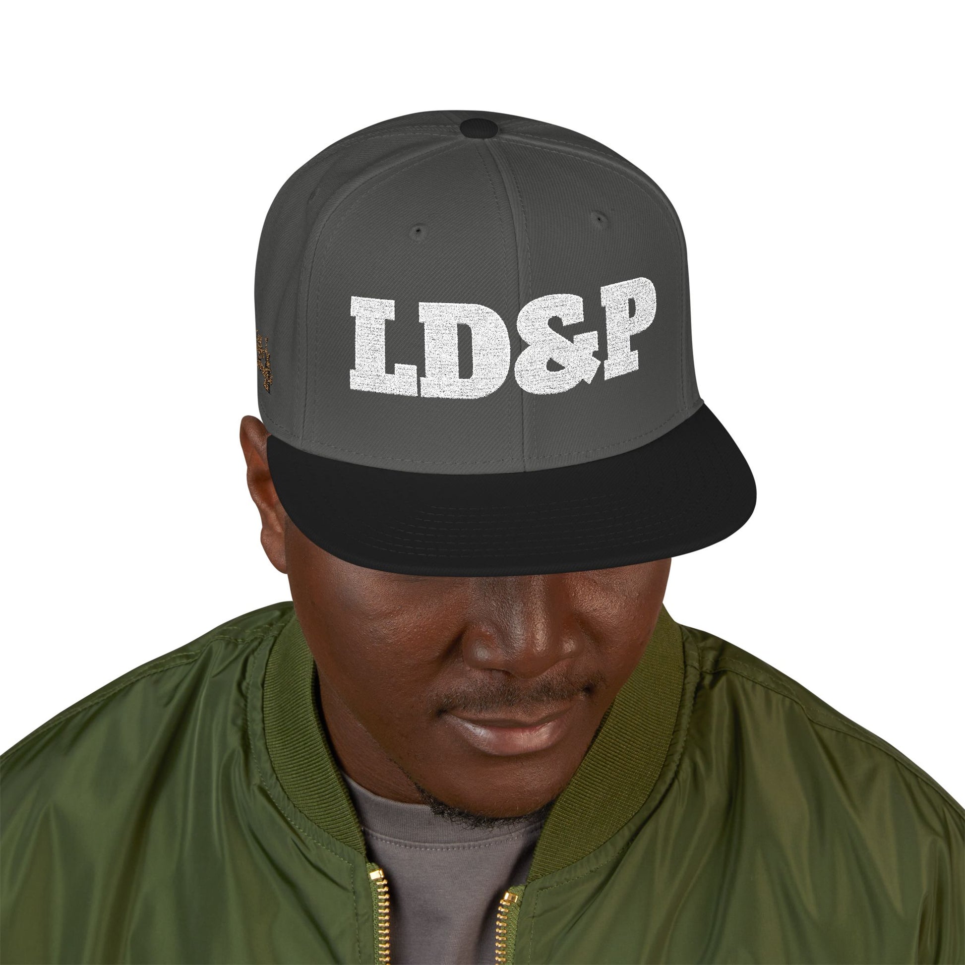 Embroidered Snapback Cap - LD&P Apparel Design 2