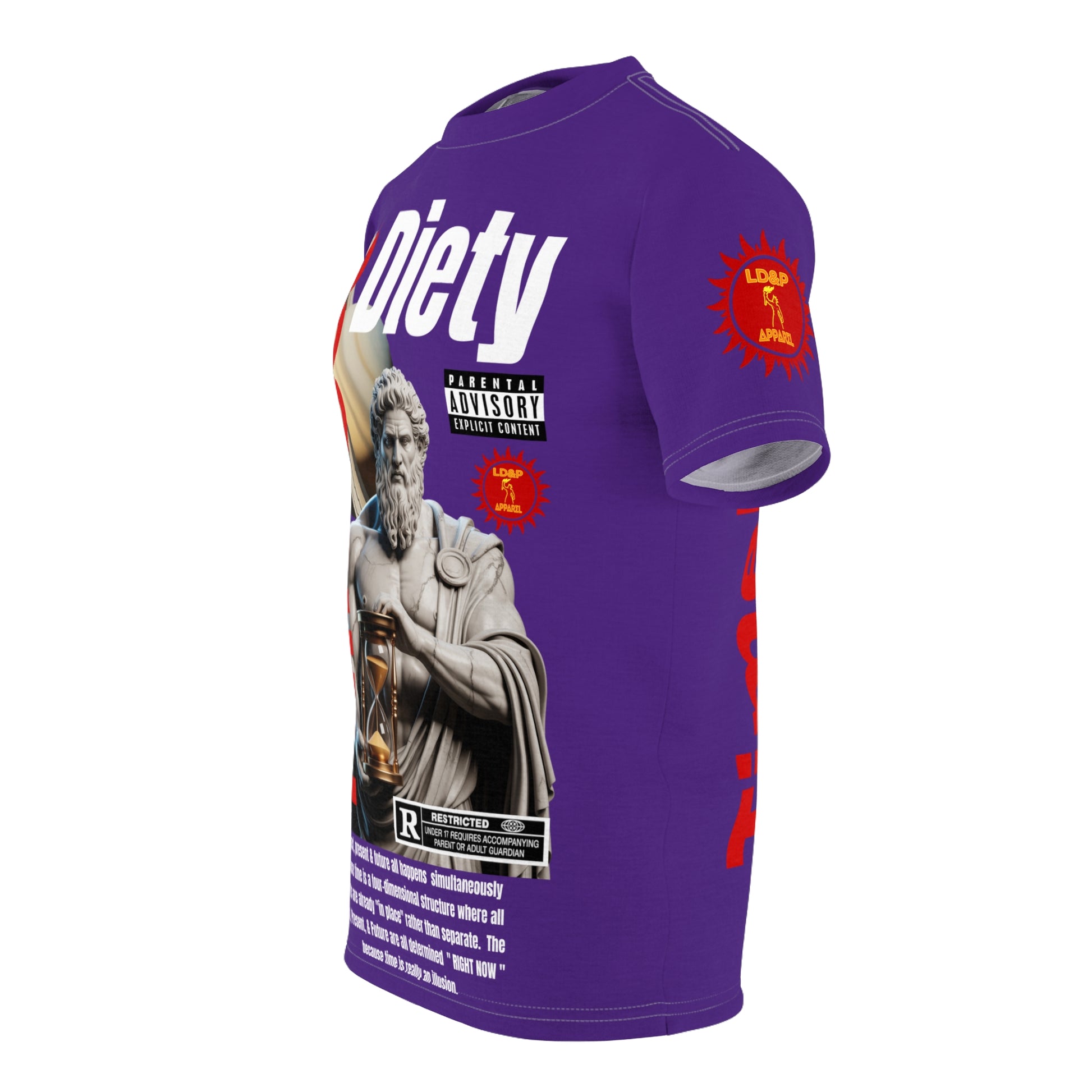 Timeless Diety Graphic Tee LD&P APPAREL Purple