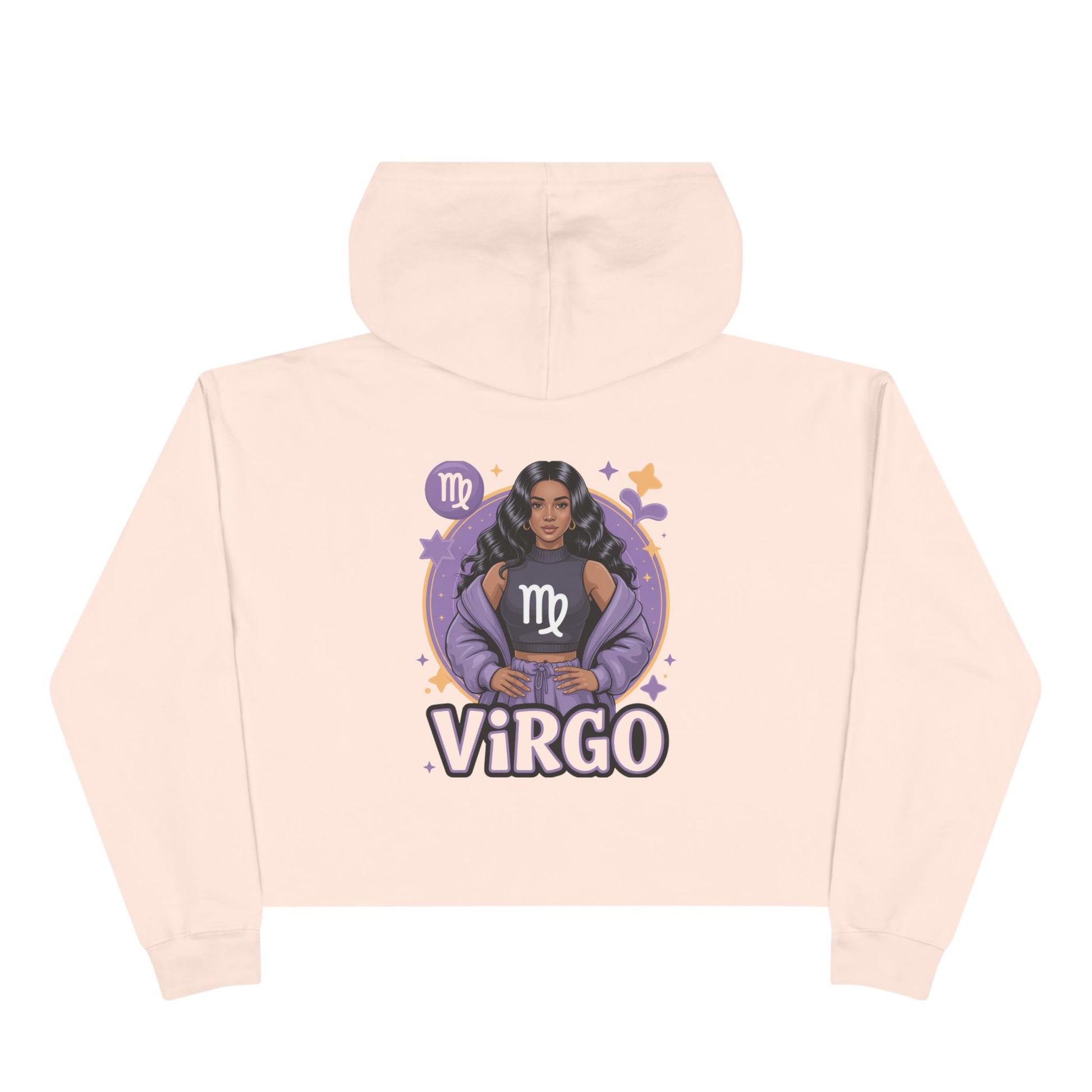 Virgo Zodiac Crop Hoodie