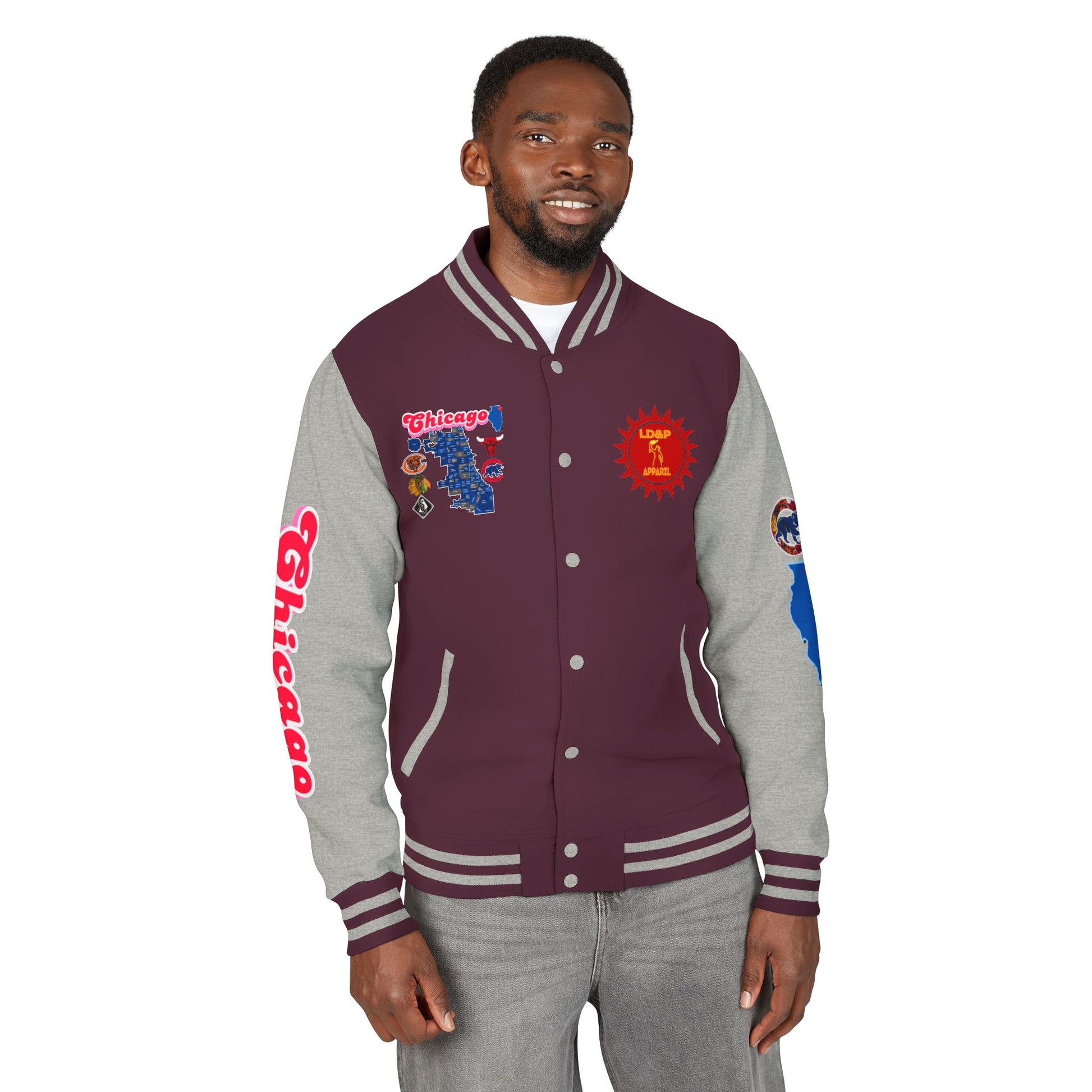 Letterman Jacket Chicago Design