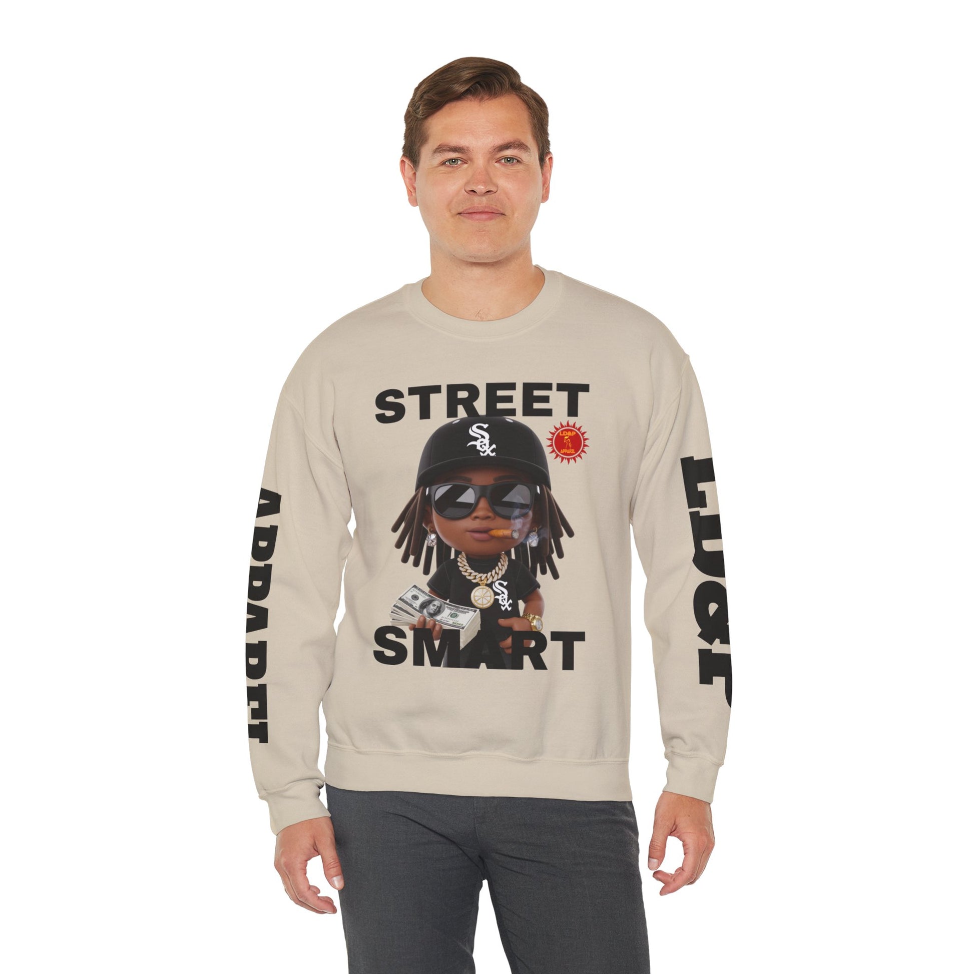 Street Smart Crewneck Sweatshirt - Urban Casual Wear