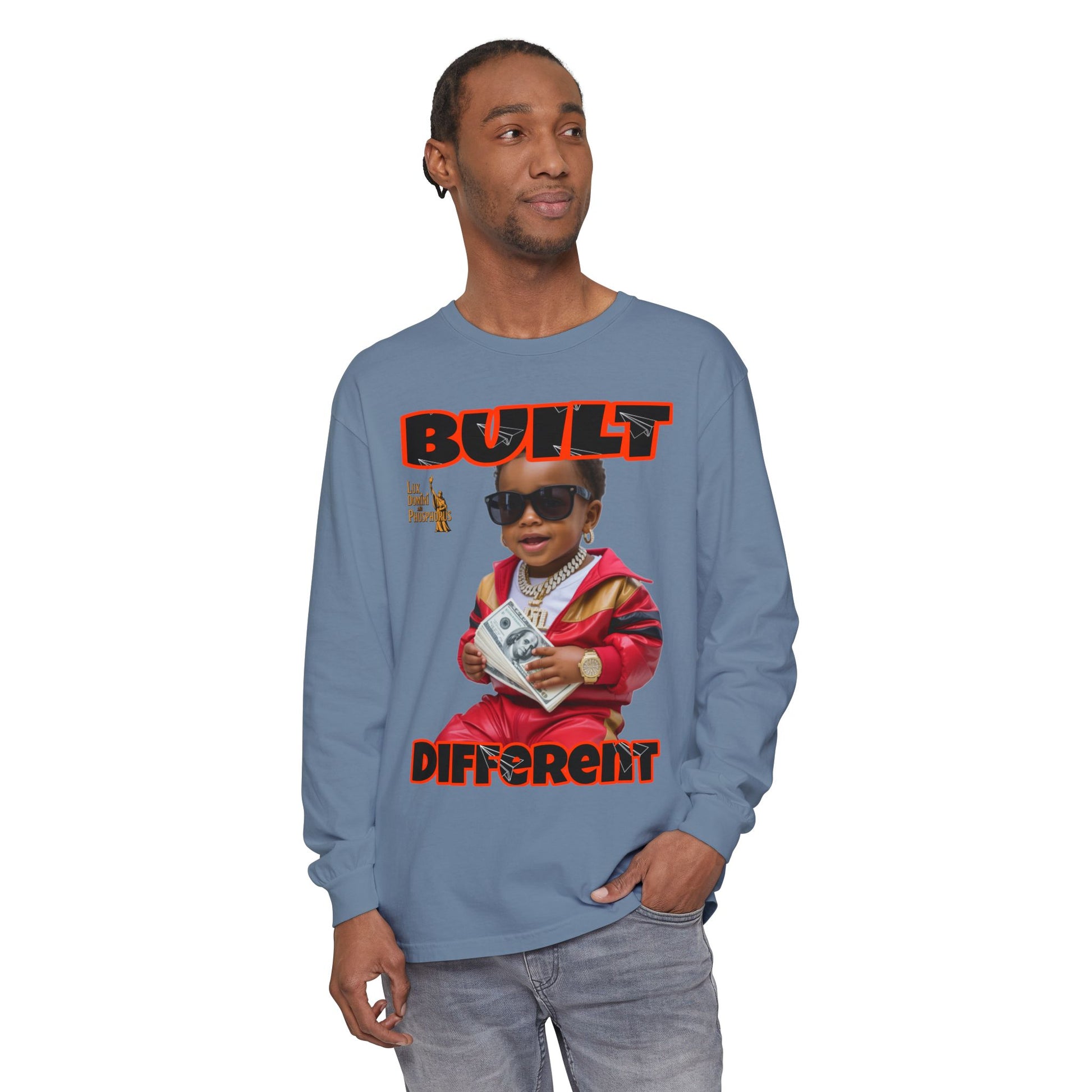 Long Sleeve T-Shirt - Built Different LD&P Apparel Design
