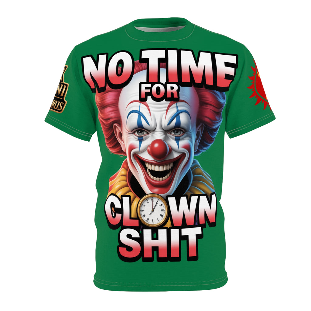T-Shirt No Time For Clowns Unisex green