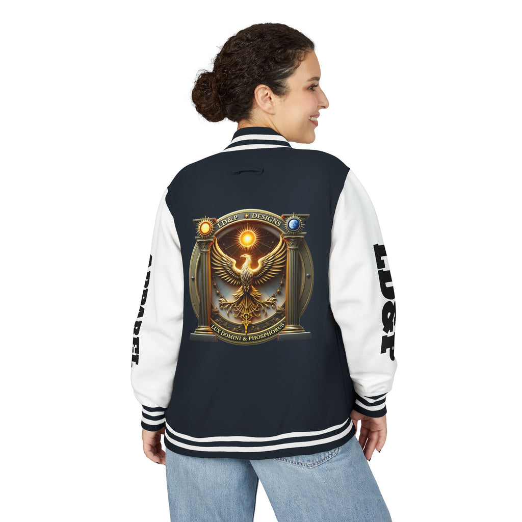 Letterman Jacket LD&P APPAREL Logo Design