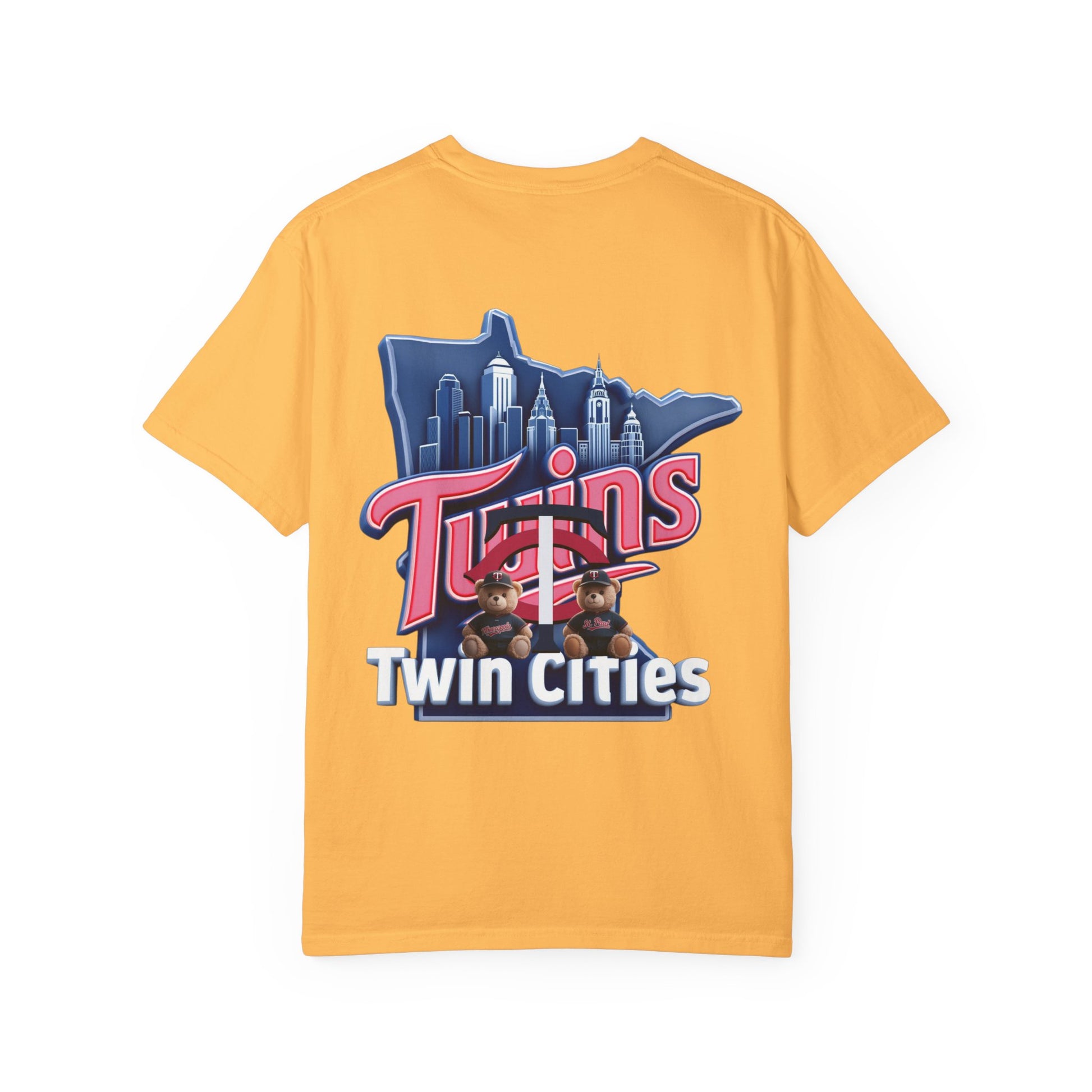 Twin City Unisex T-Shirt, Sporty Tee for Fans, Garment-Dyed Shirt, Perfect for Game Day, Show Your Team Spirit!