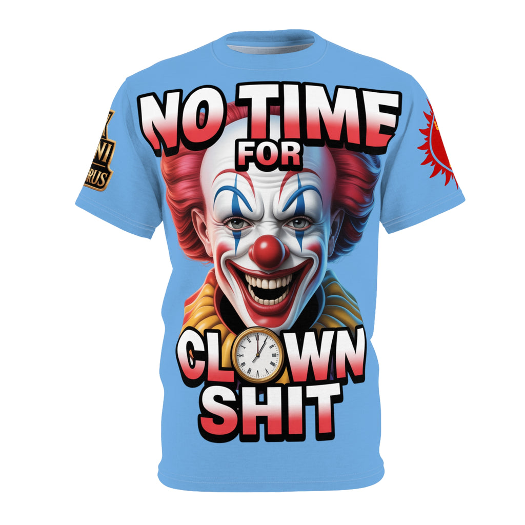 T-Shirt No Time For Clowns Unisex light blue