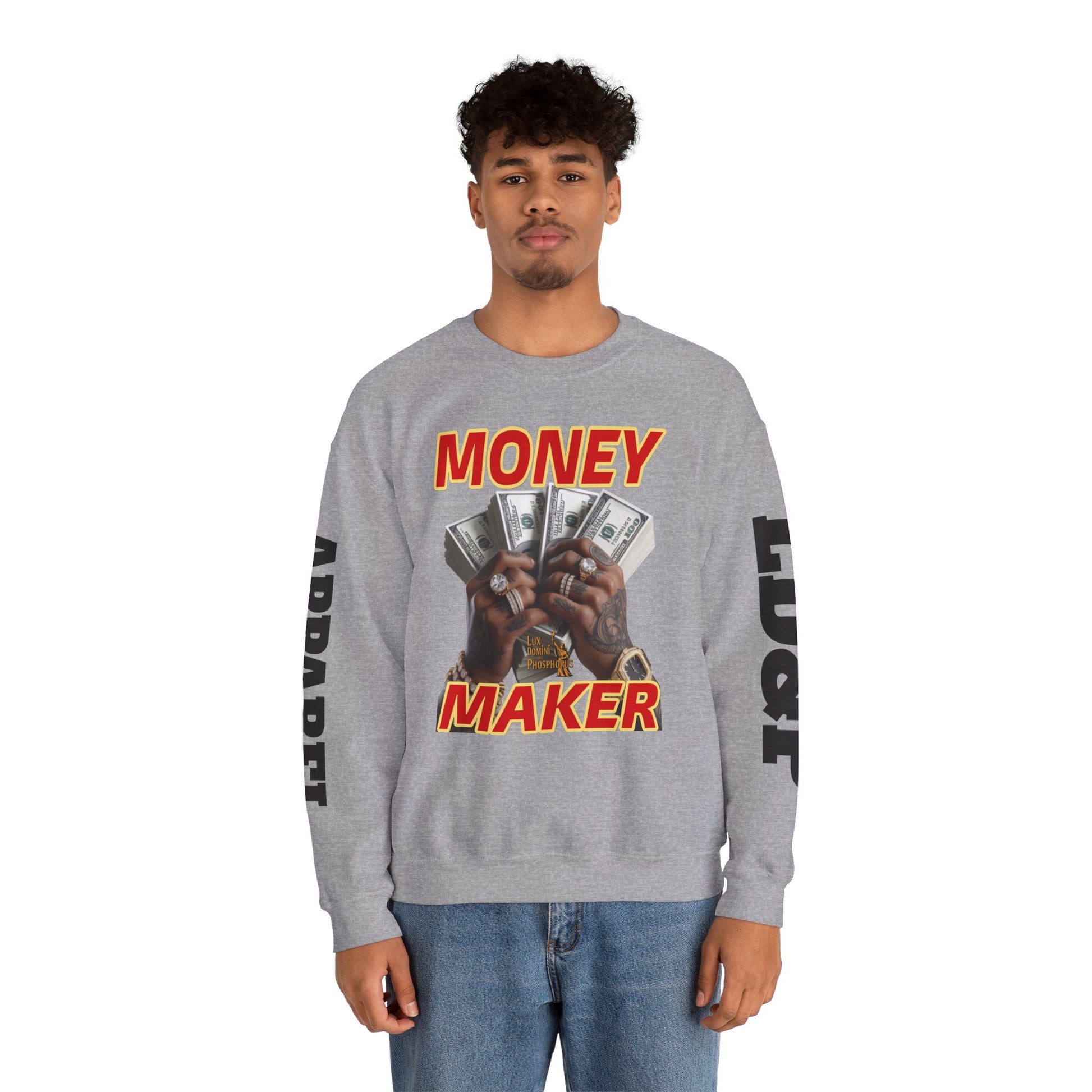 Money Maker Unisex Sweatshirt - LD&P APPAREL Design