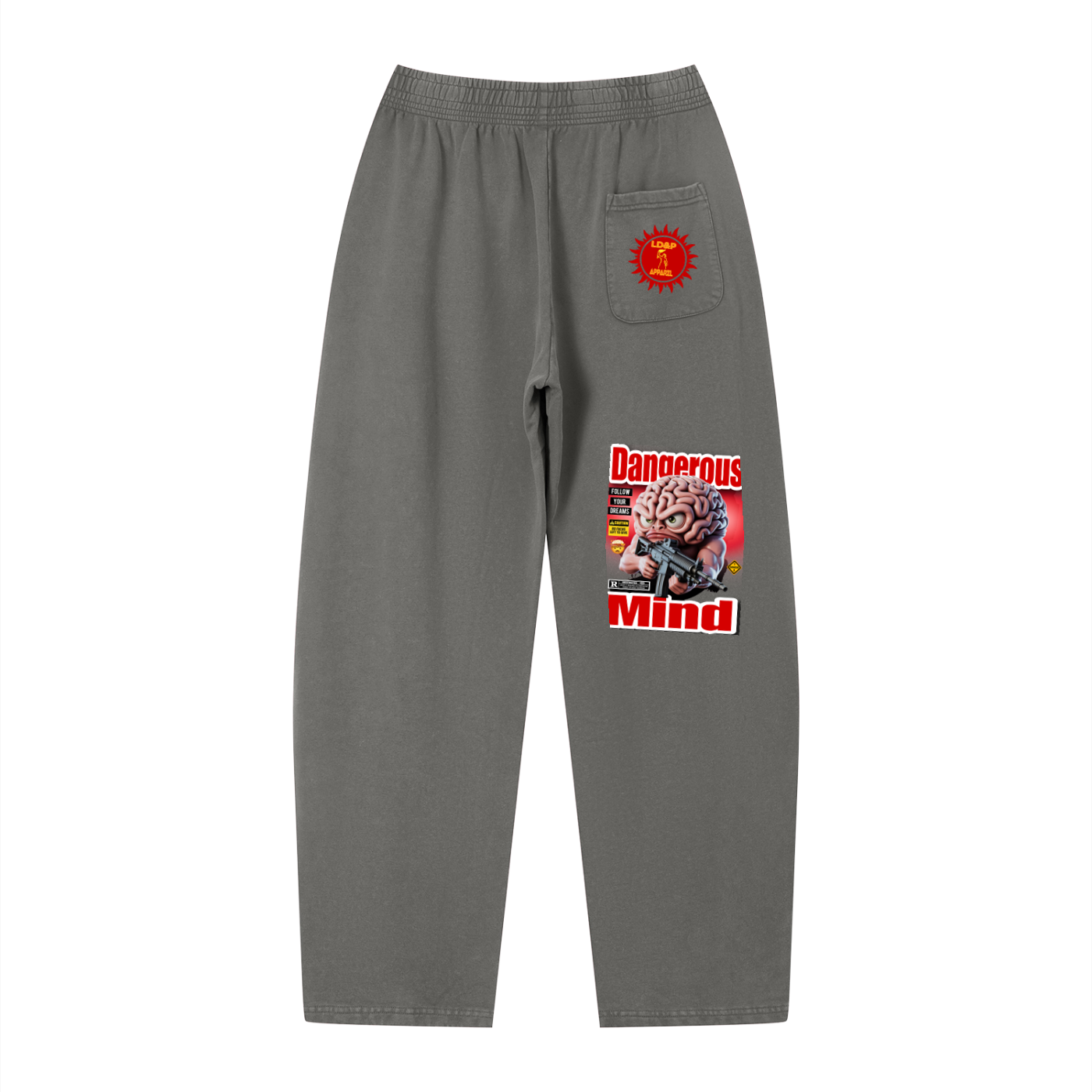 Unisex Vintage Wash Loose Sweatpants