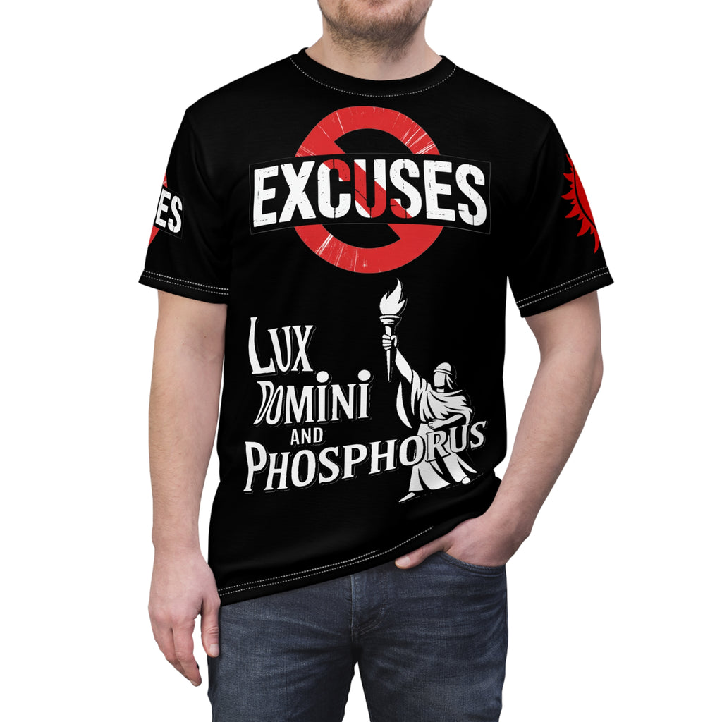 No Excuses Lux Domini & Phosphorus Graphic Tee Black 1