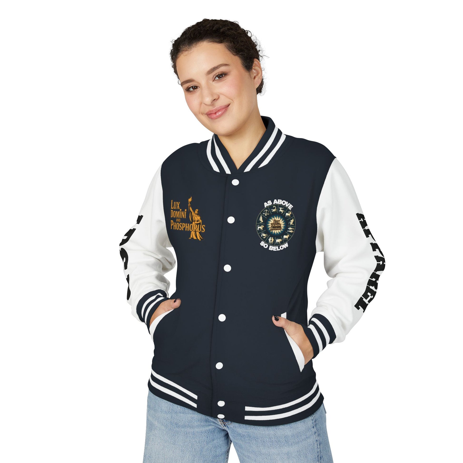 Letterman Jacket - As above so below LD&P APPAREL Design