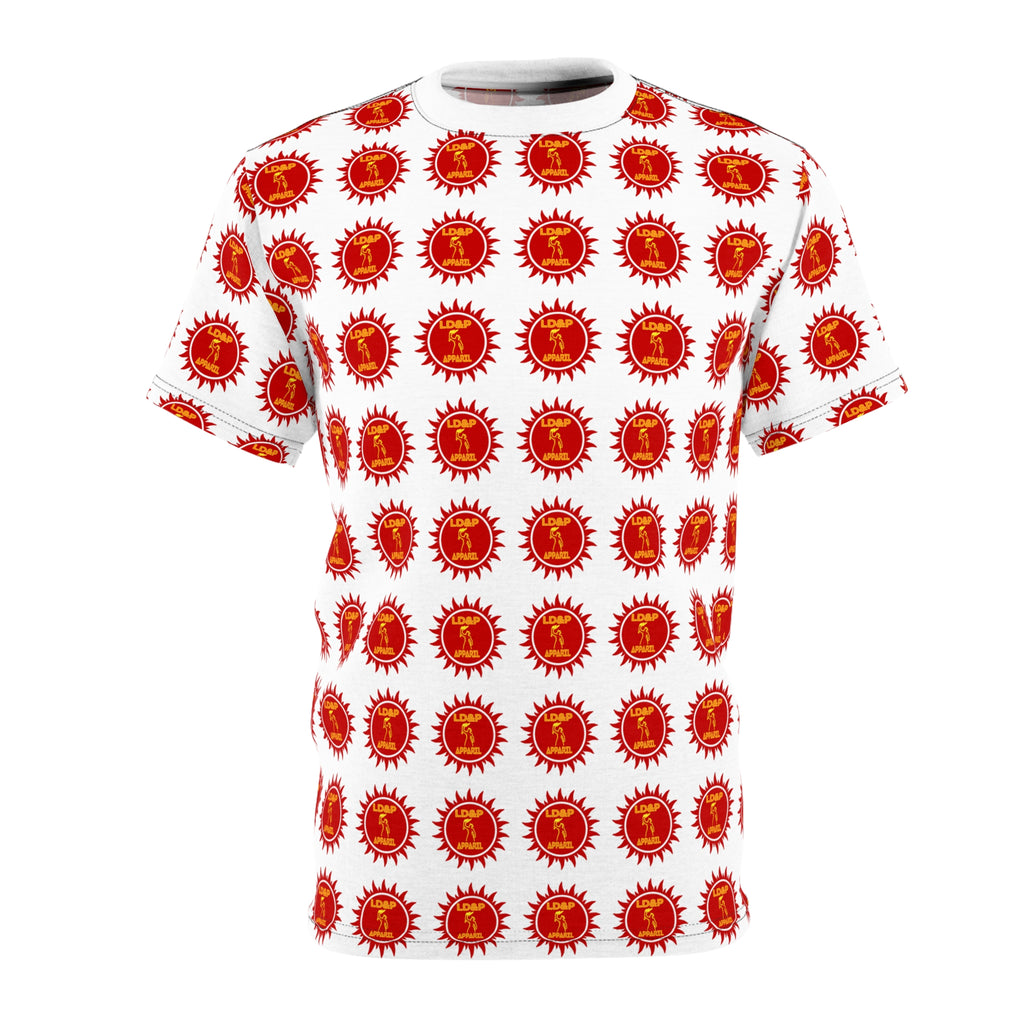 White Monogrammed Unisex Tee - LD&P Apparel Design