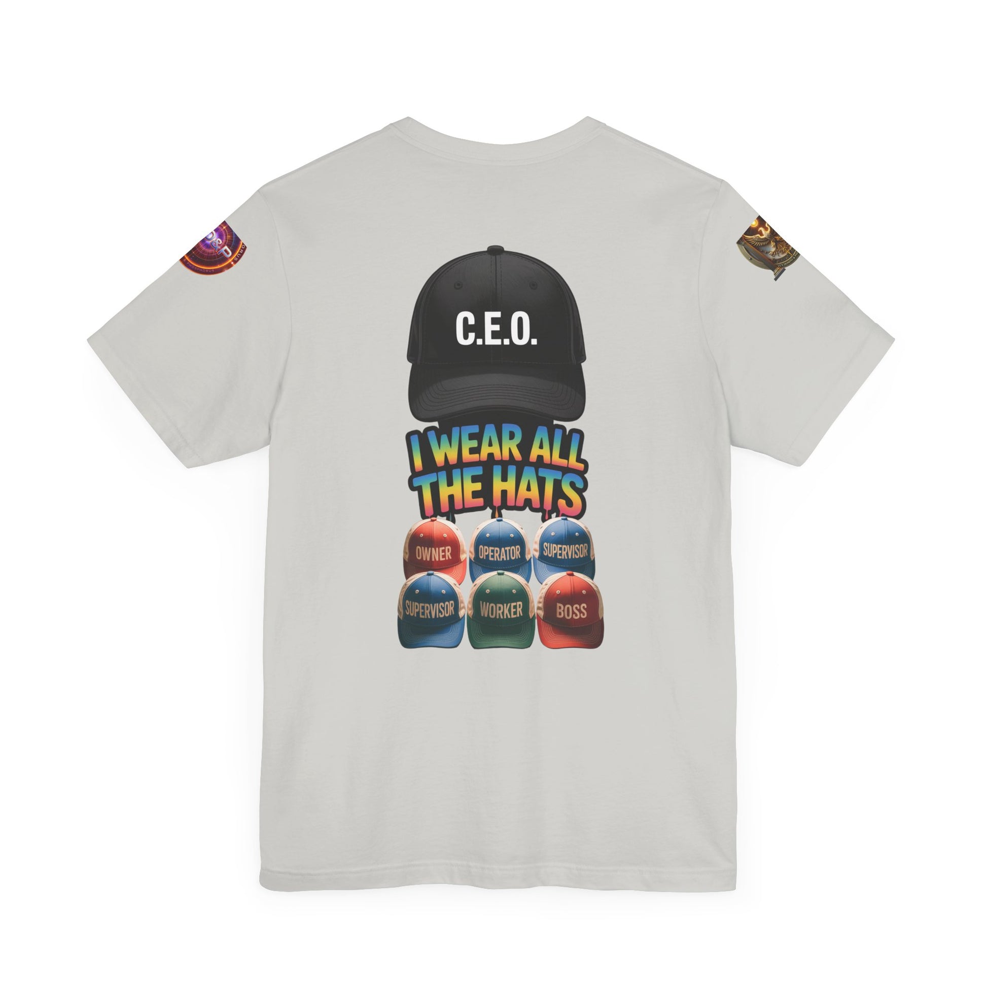 Entrepreneur Hat Unisex Tee - I Wear All The Hats Design