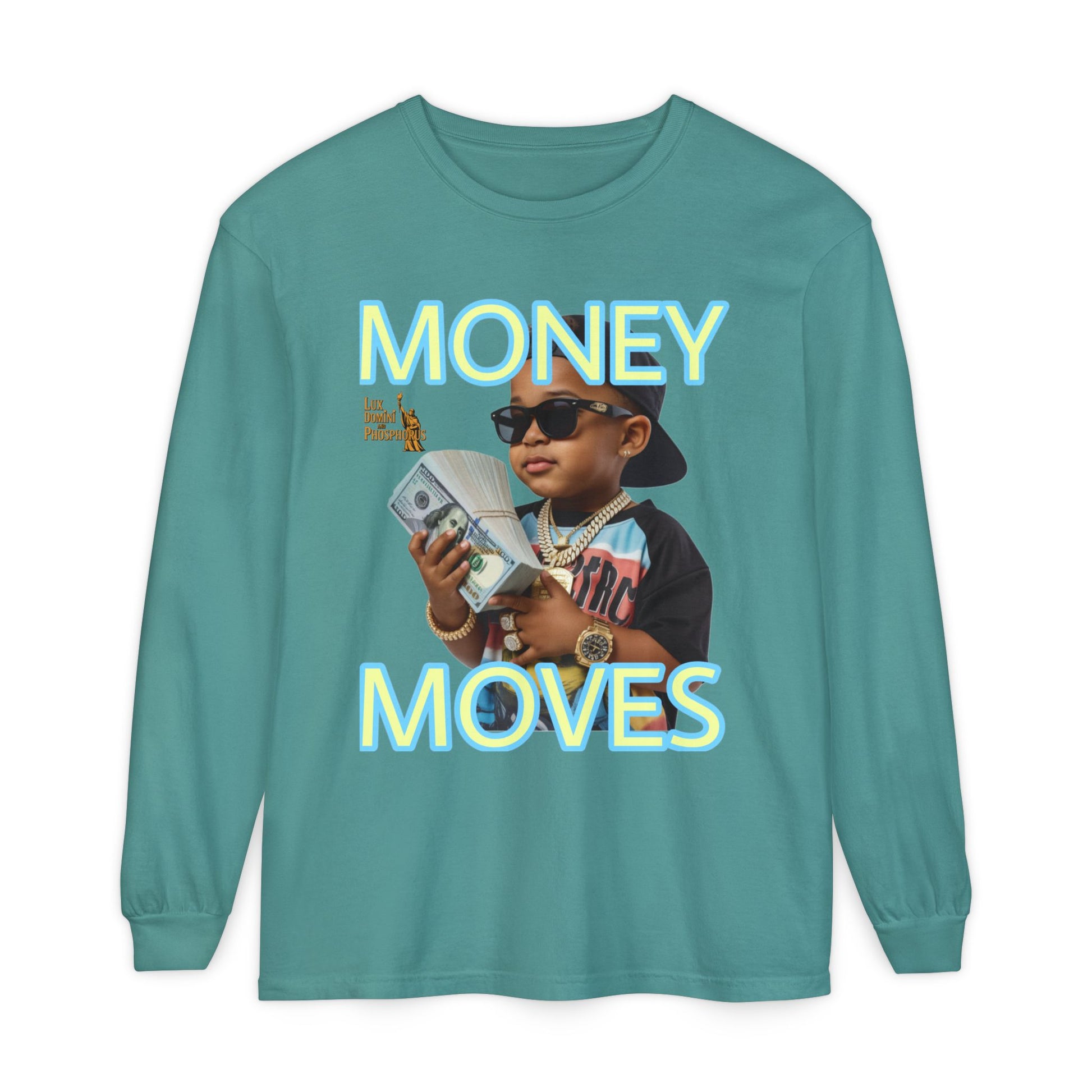Long Sleeve T-Shirt - Money Moves LD&P APPAREL