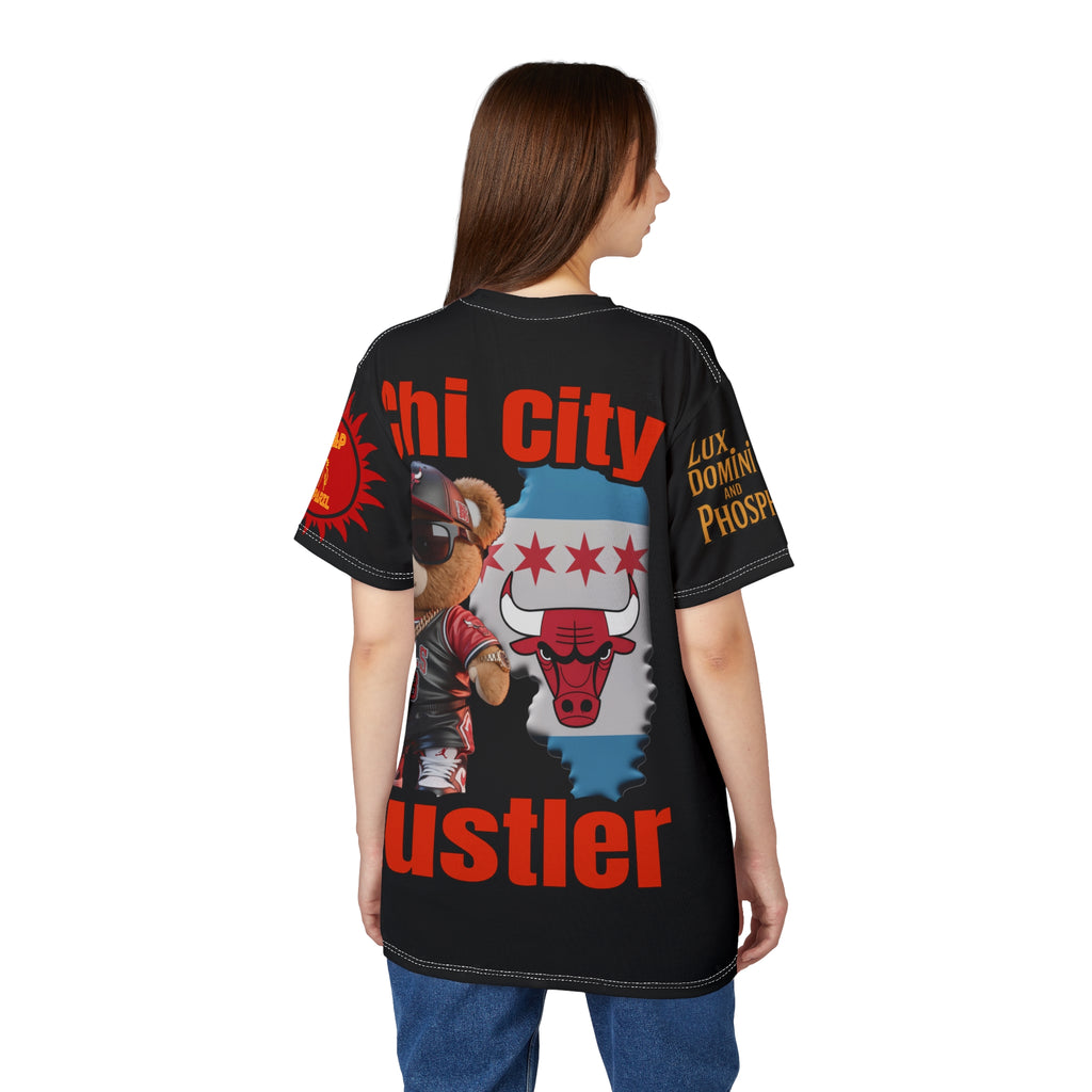 CHI CITY HUSTLER Unisex Cut & Sew Tee