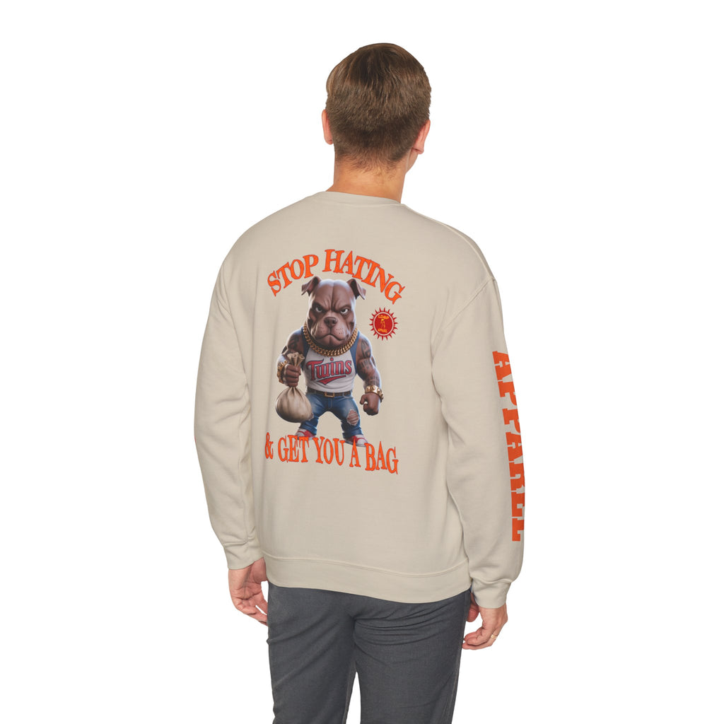 Unisex Sweatshirt Stop Hating LD&P Apparel Design