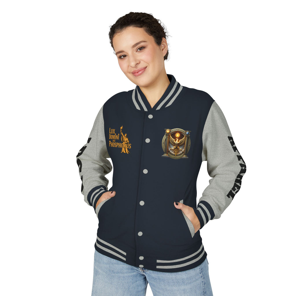 Letterman Jacket LD&P APPAREL Logo Design