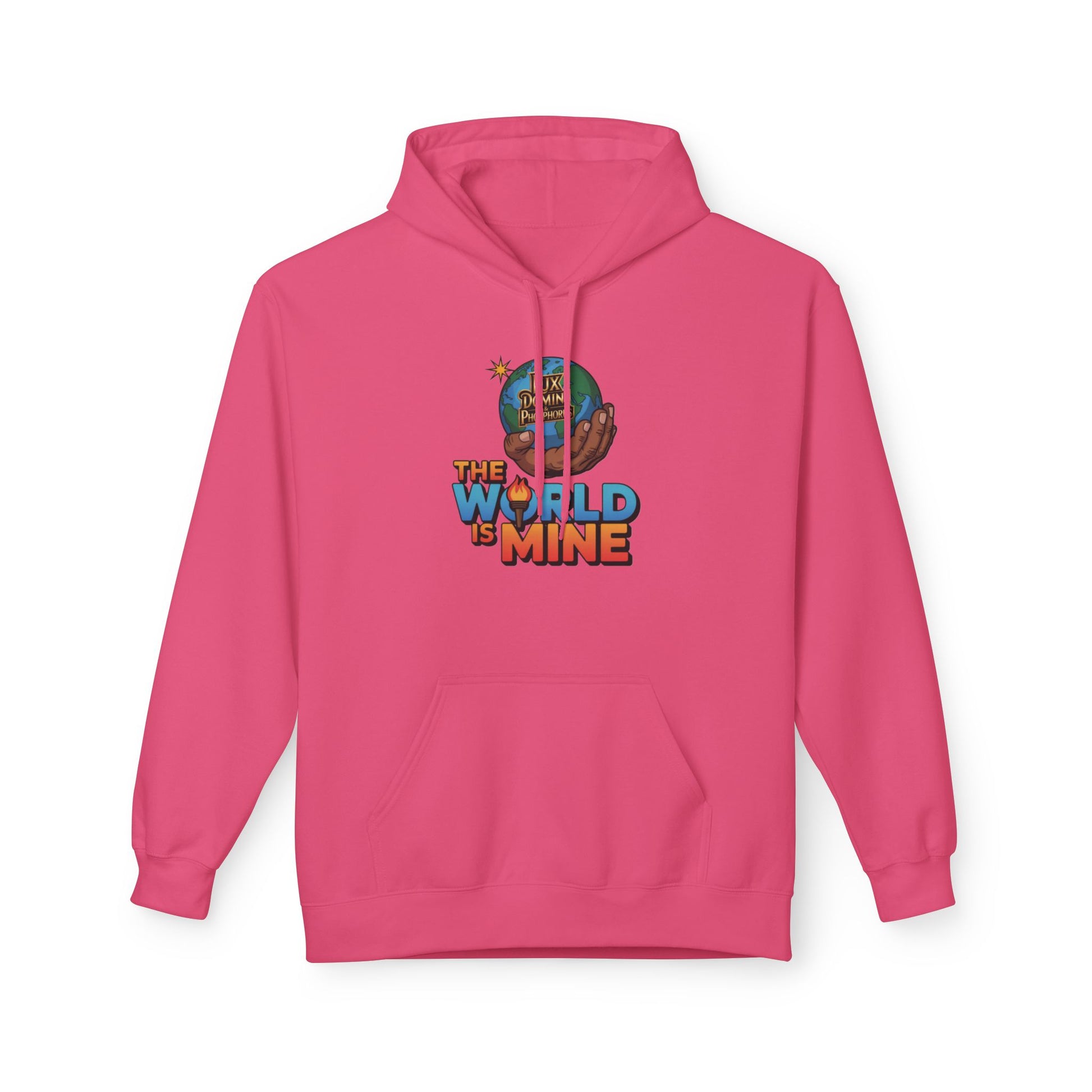 Hoodie Lux Domini and Phosphorus Design The World is Mine