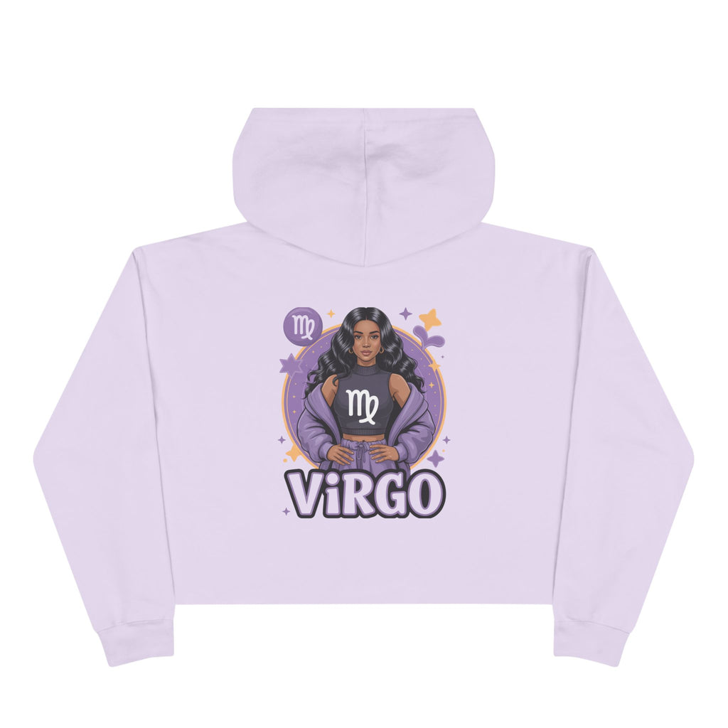 Virgo Zodiac Crop Hoodie