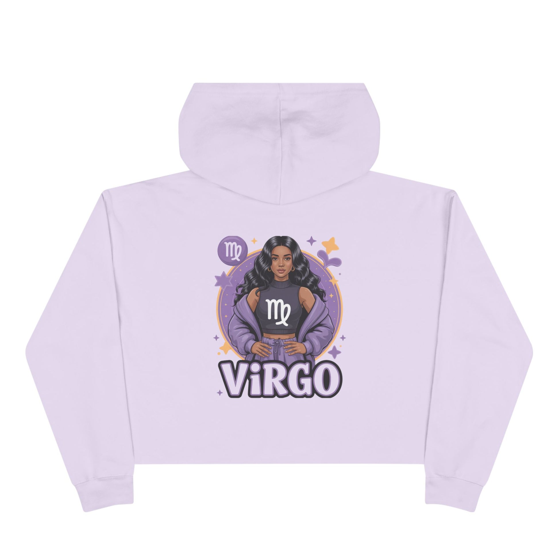 Virgo Zodiac Crop Hoodie