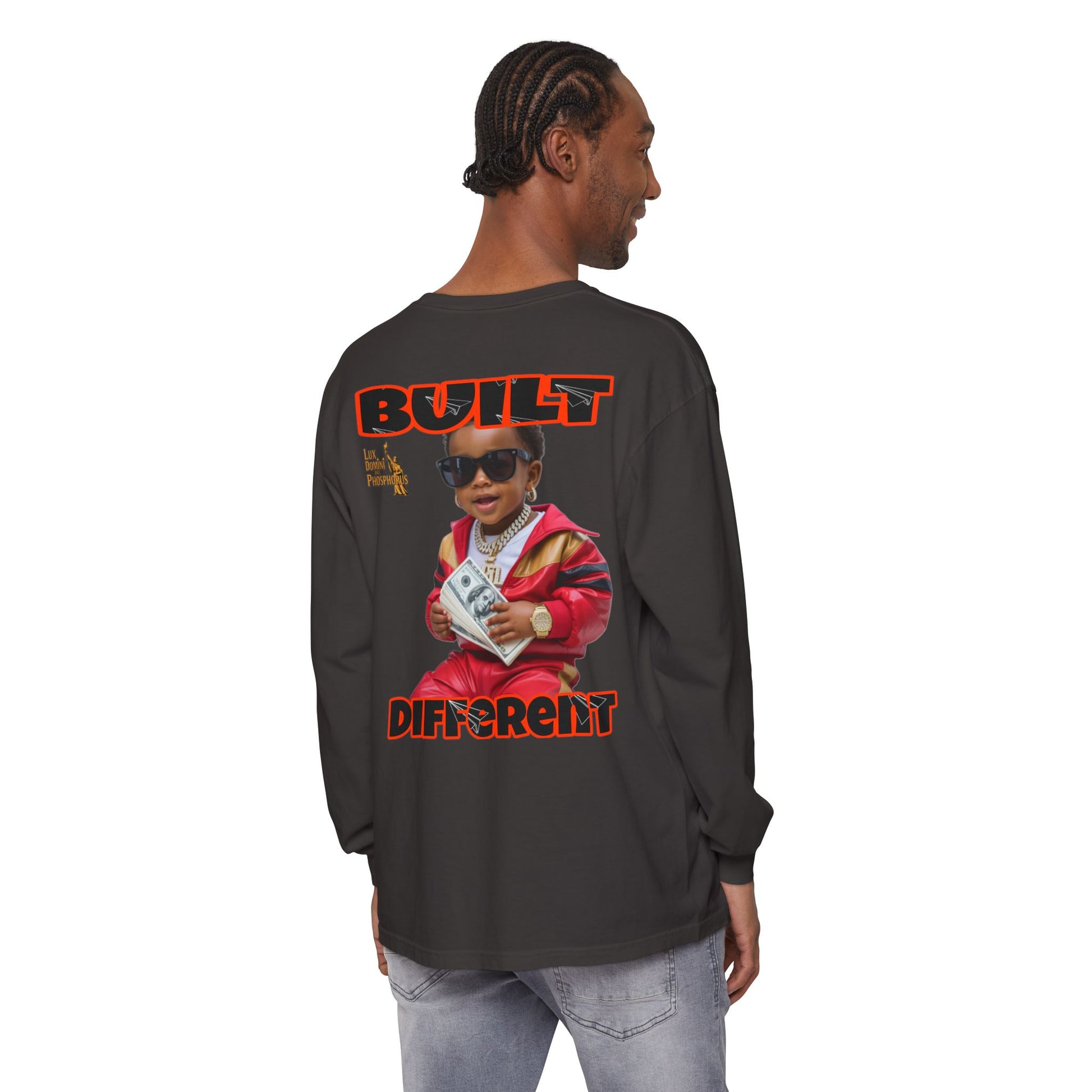 Long Sleeve T-Shirt - Built Different LD&P Apparel Design