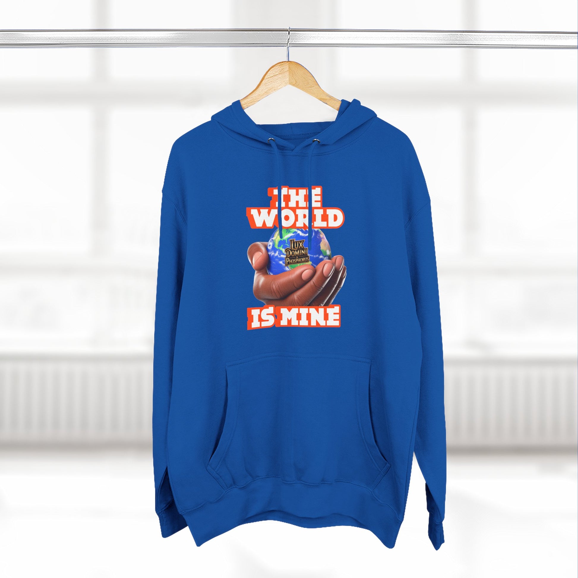 Hoodie - Lux Domini and Phosphorus The World Is Mine Design