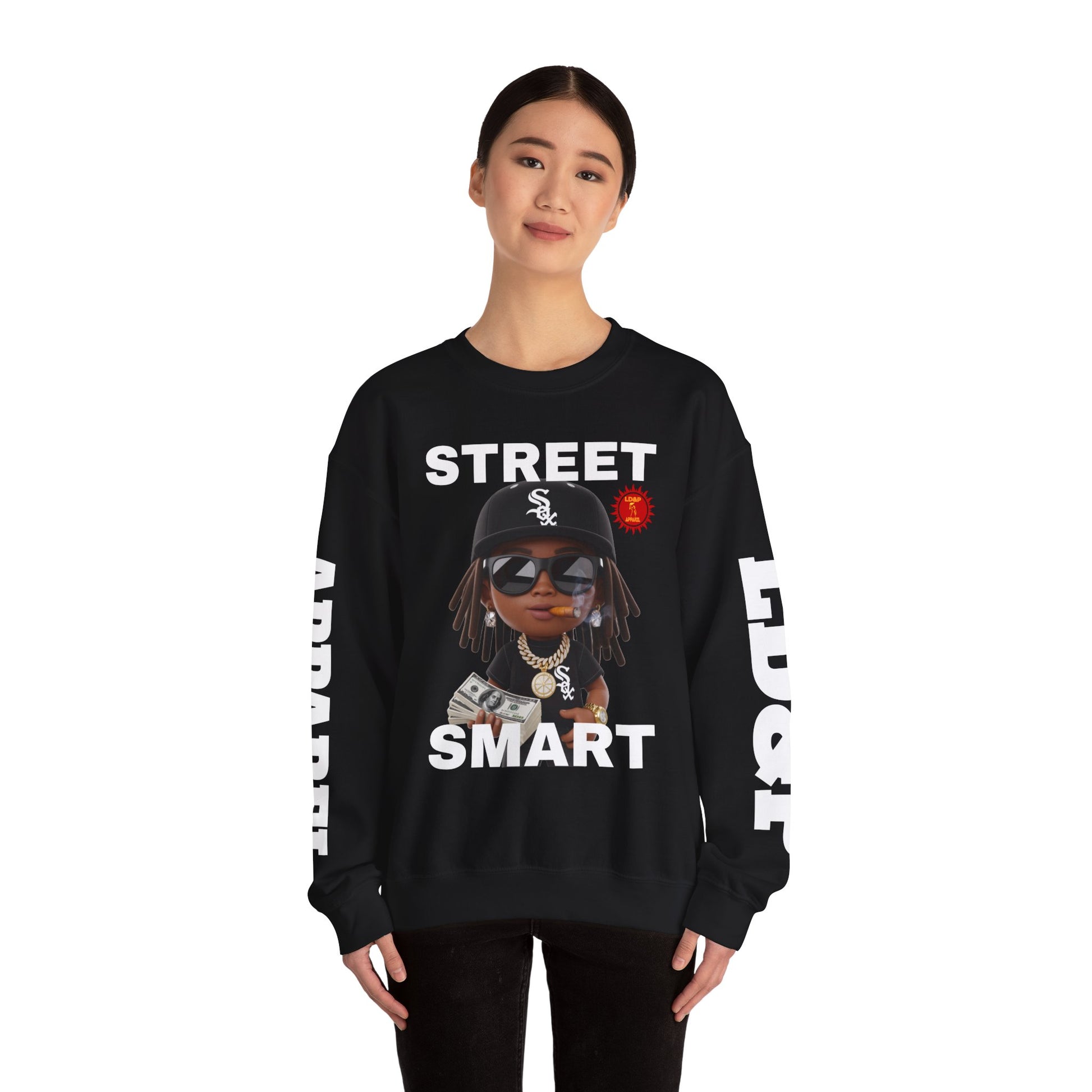 Street Smart Crewneck Sweatshirt - Urban Casual Wear