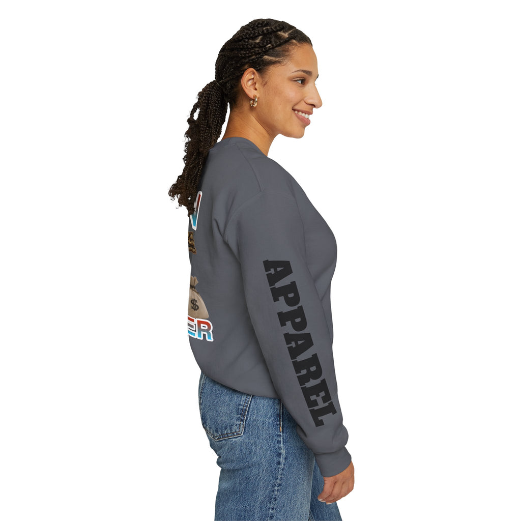 Crewneck Sweatshirt - Born Hustler LD&P Apparel