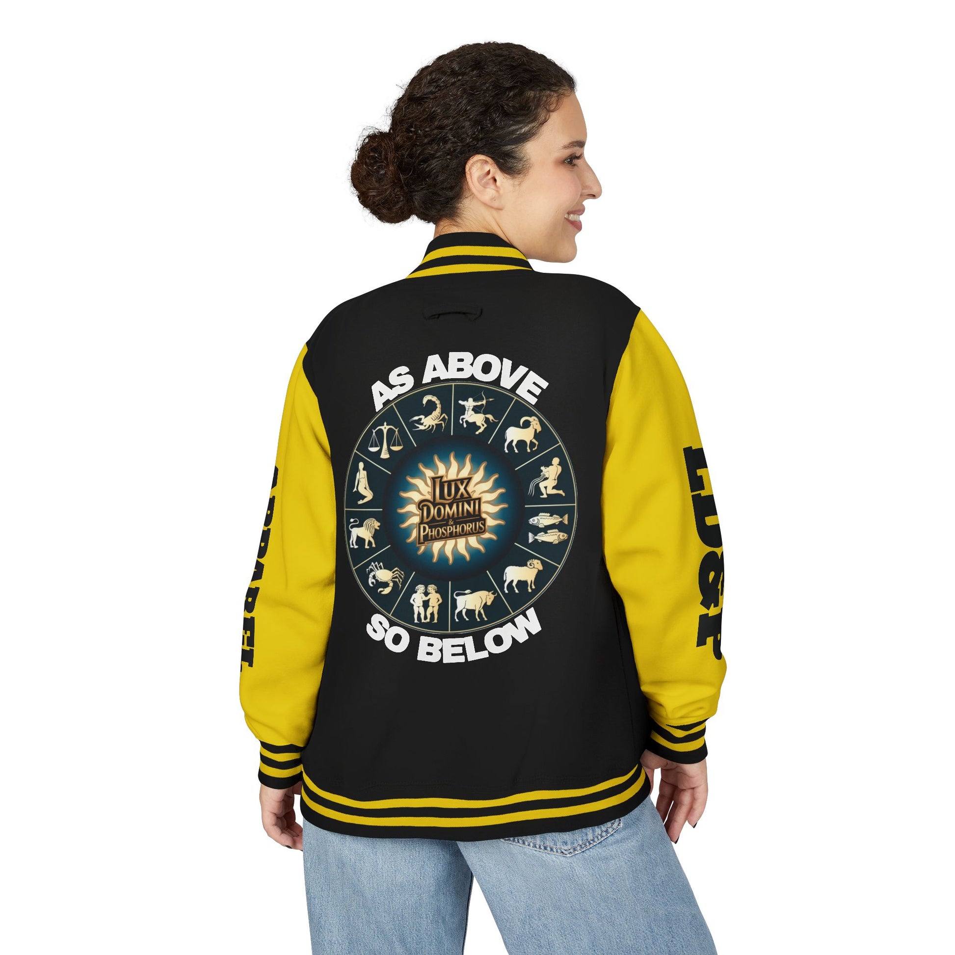 Letterman Jacket - As above so below LD&P APPAREL Design