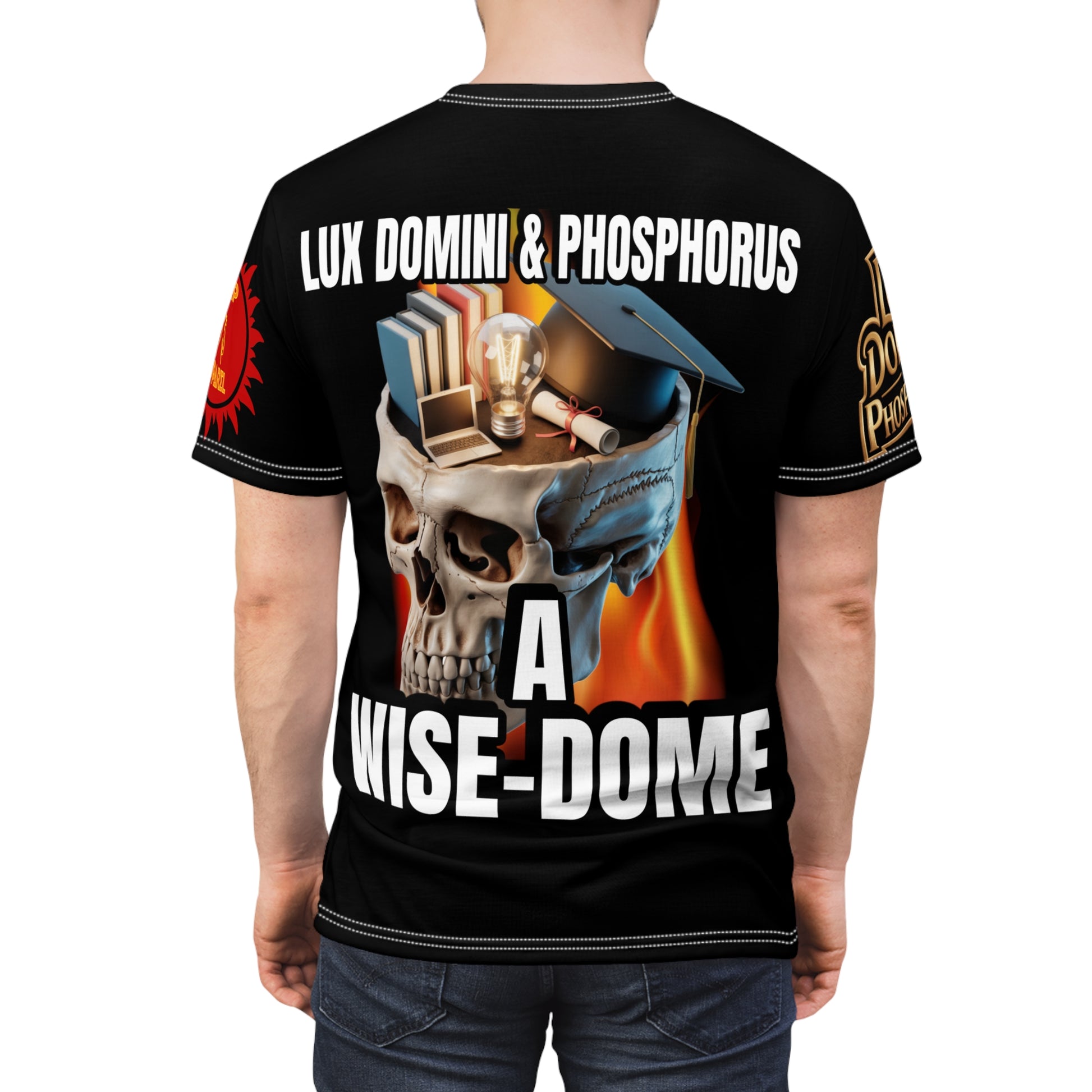 A Wise-Dome Graphic Tee — "Lux Domini & Phosphorus"