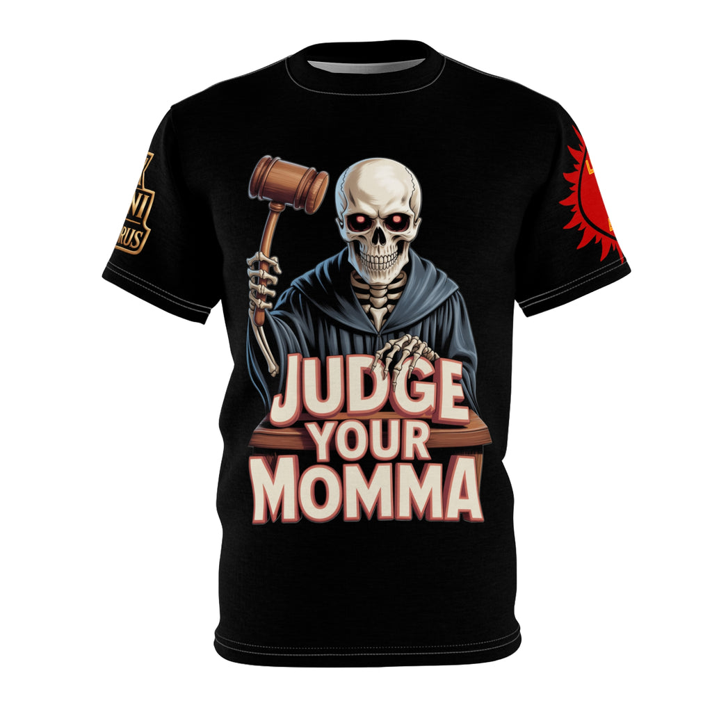 Judge Your Momma Tee — Funny Retro Slogan T-Shirt