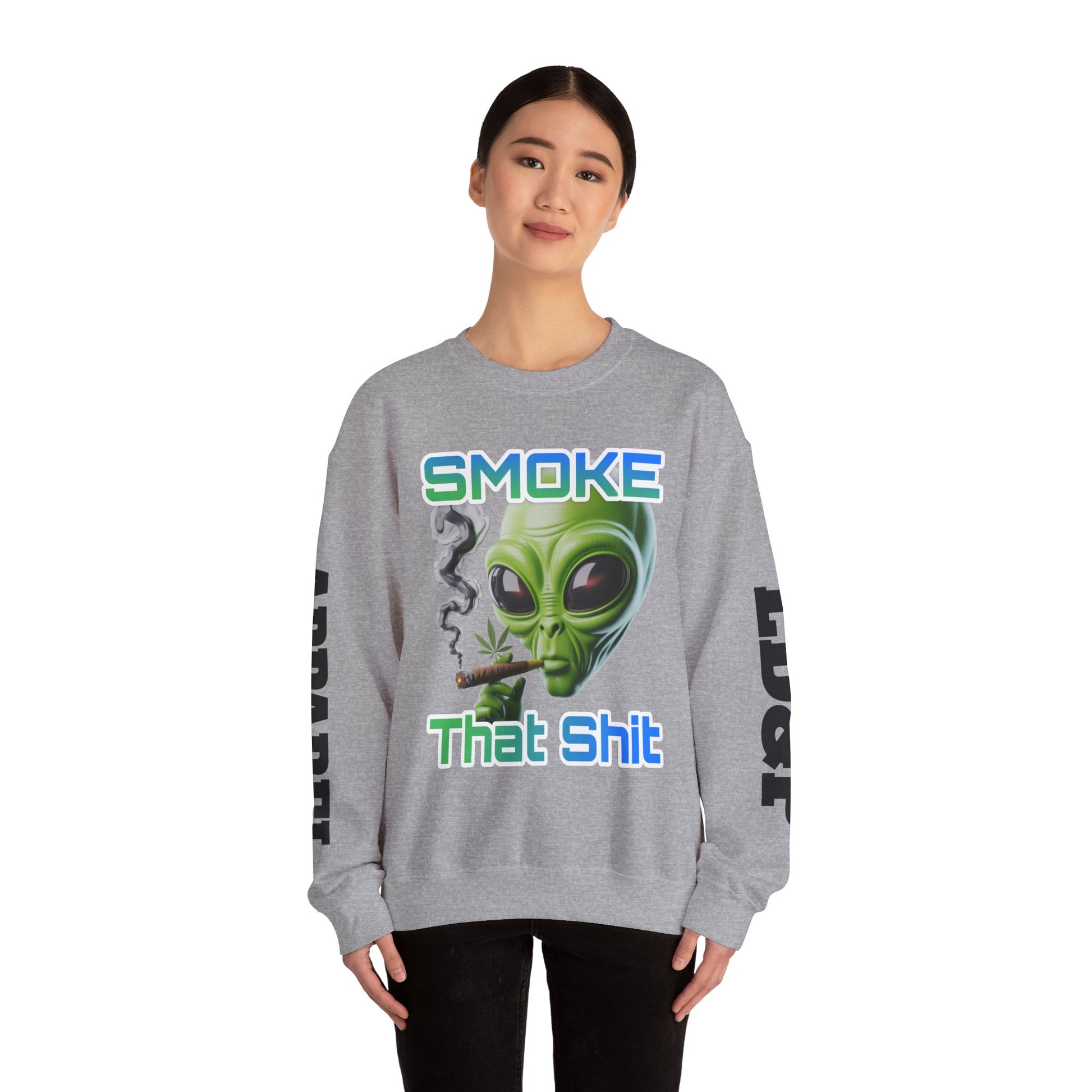 Crewneck Sweatshirt - Smoke That LD&P APPAREL Design