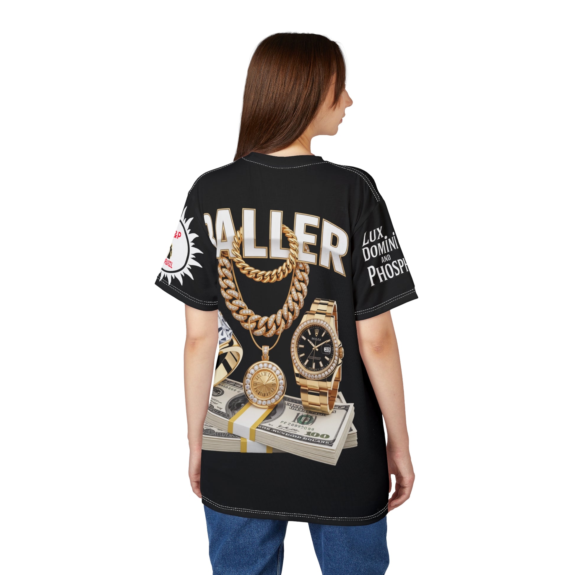 Baller  Unisex Tee - Lux Domini and Phosphorus LD&P Apparel Design black