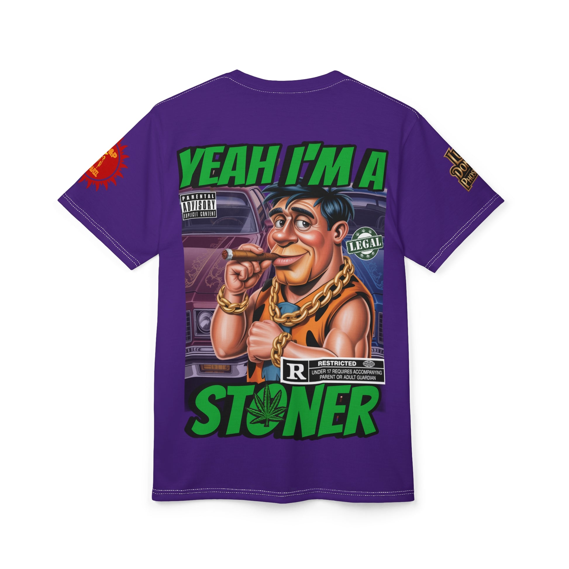 Yeah I'm a Stoner T-Shirt LD&P APPAREL Purple