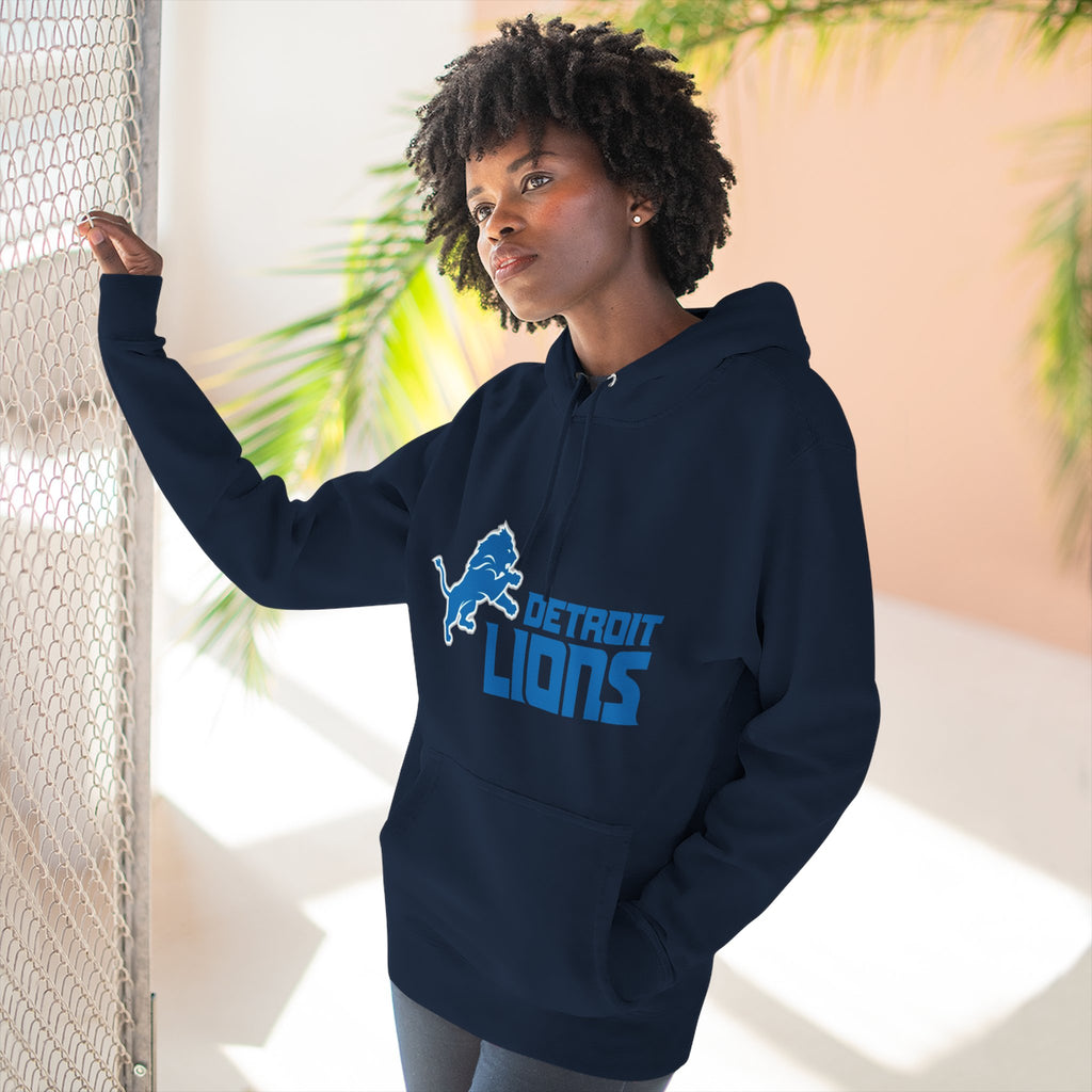 Fleece Hoodie NFL Team DET Design