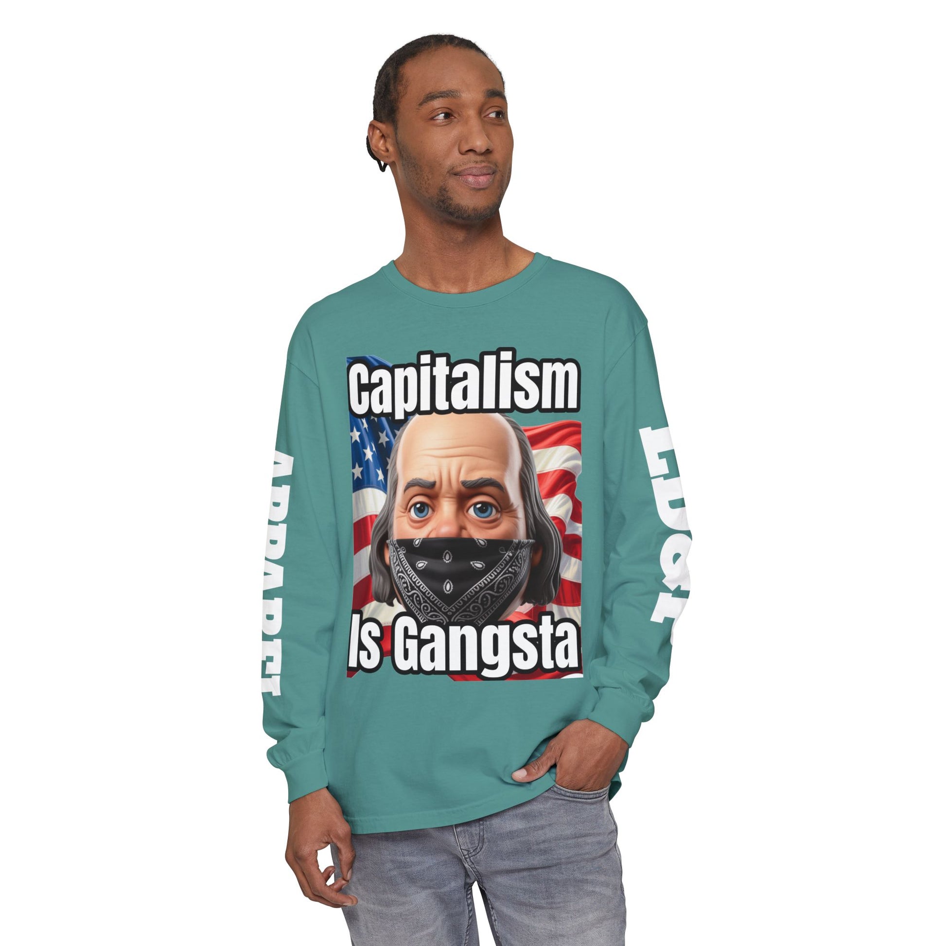 Capitalism is Gangsta Long Sleeve T-Shirt