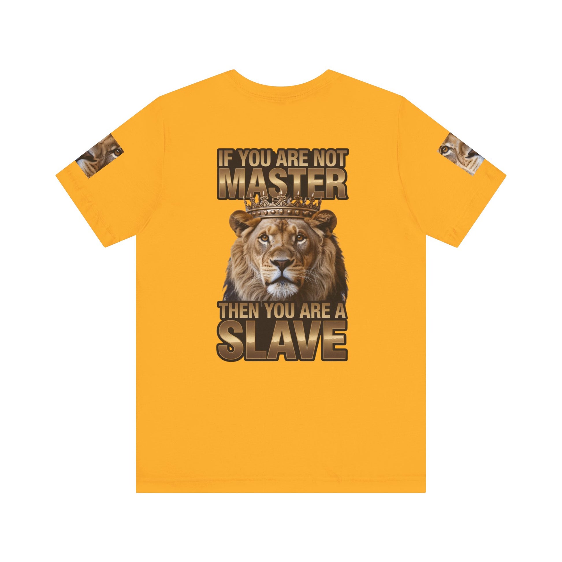 T-Shirt Master or slave LD&amp;P APPAREL Design Unisex Jersey Short Sleeve Tee