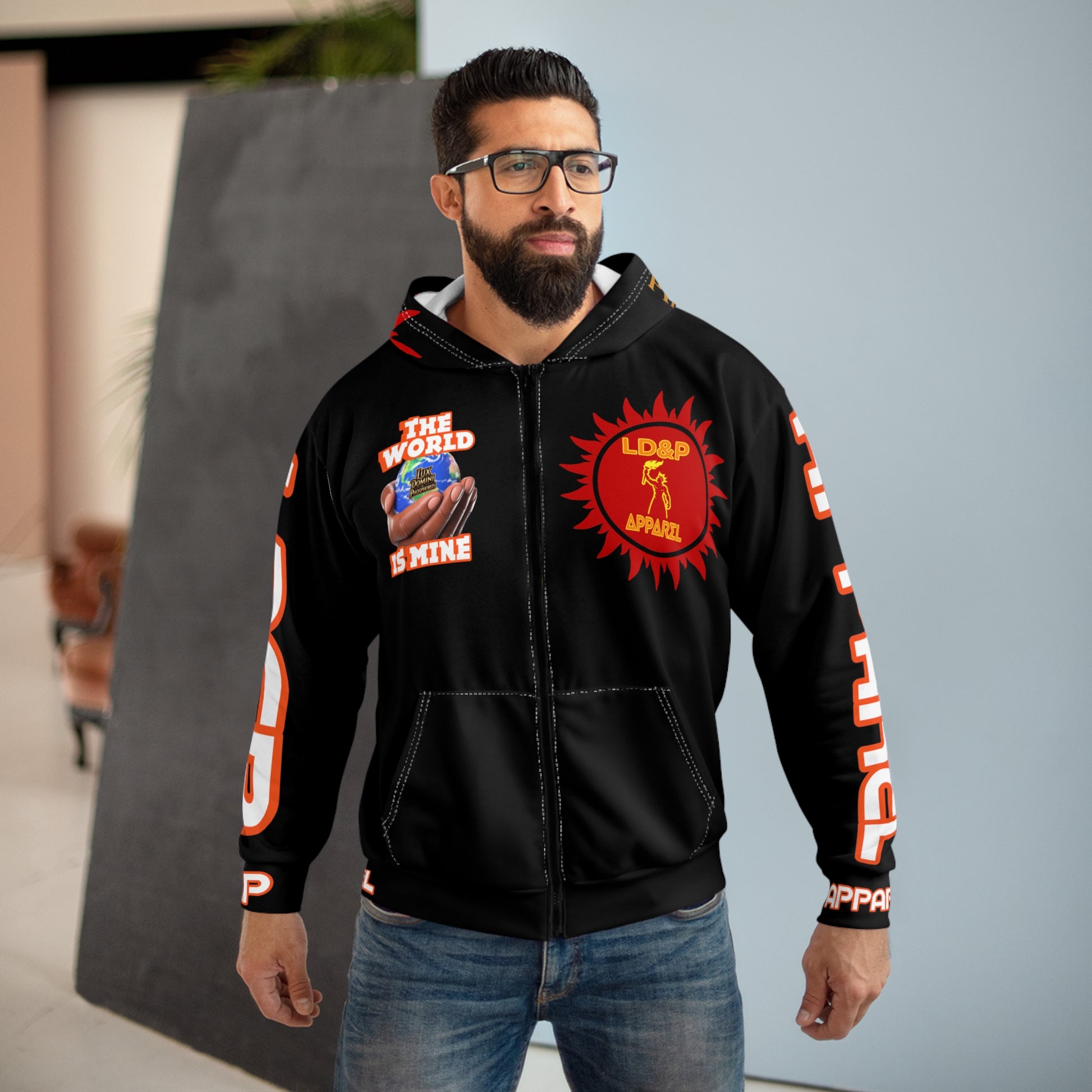 Unisex Hoodie - The World Is Mine LD&P Apparel Design