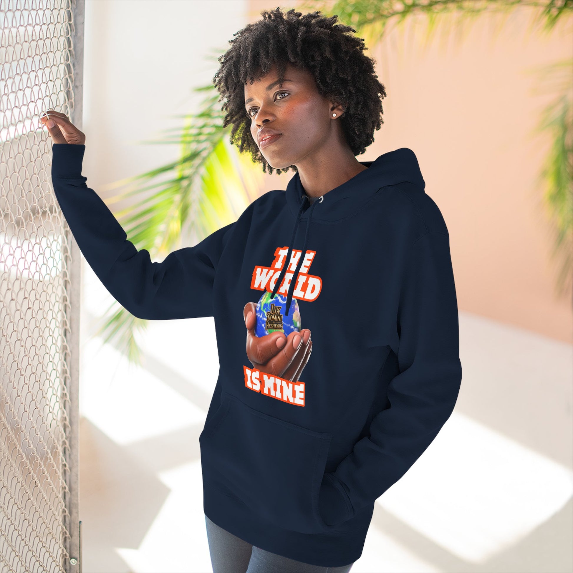Hoodie - Lux Domini and Phosphorus The World Is Mine Design
