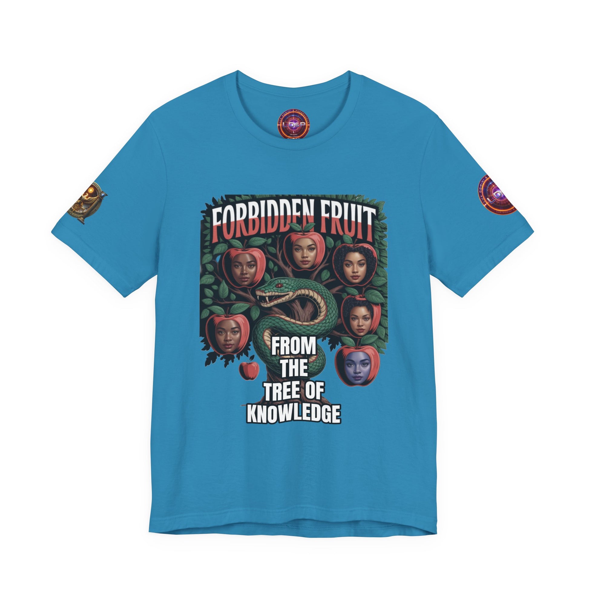 Short Sleeve Tee - Tree of Knowledge Forbidden Fruit Design