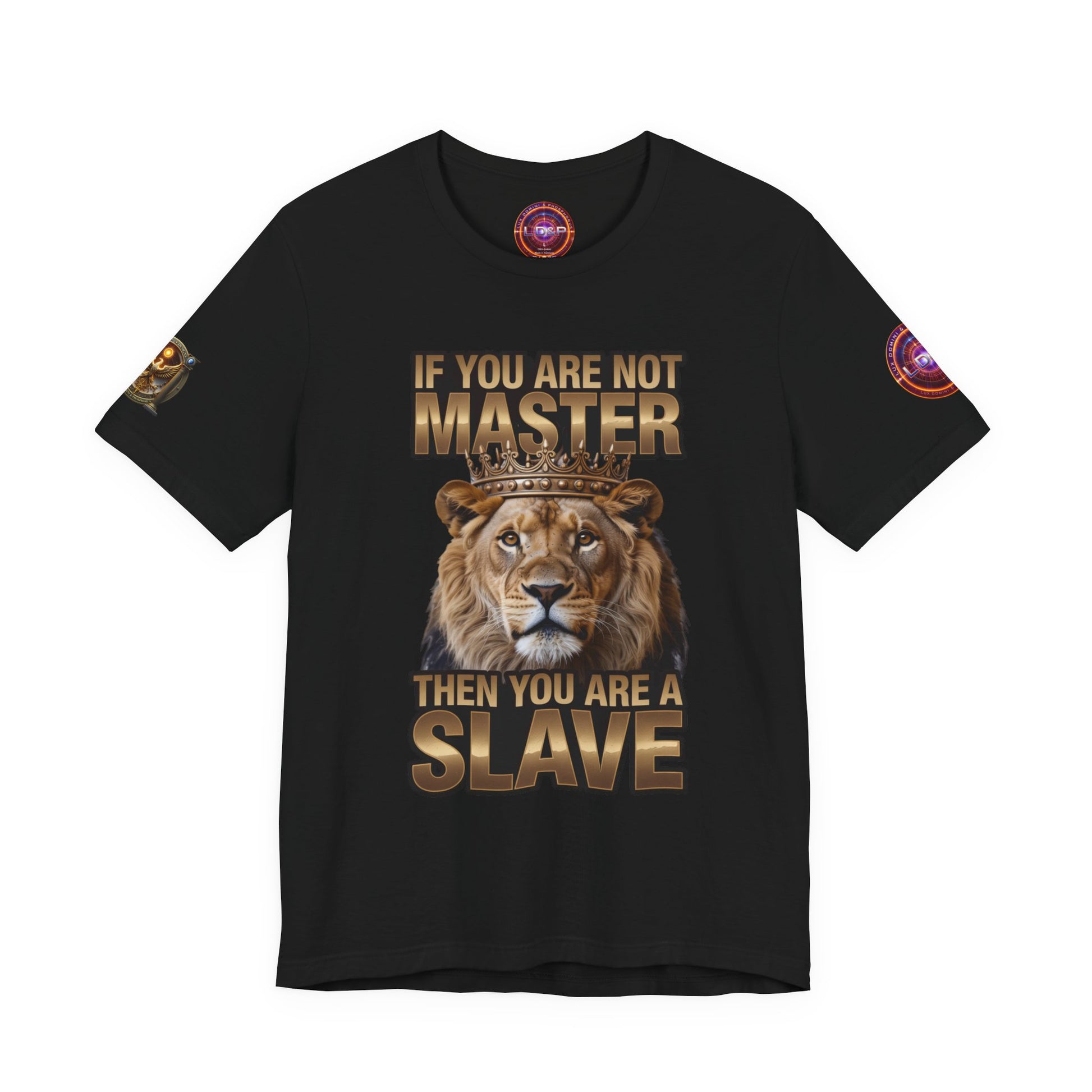 T-Shirt Master or slave LD&amp;P APPAREL Design Unisex Jersey Short Sleeve Tee